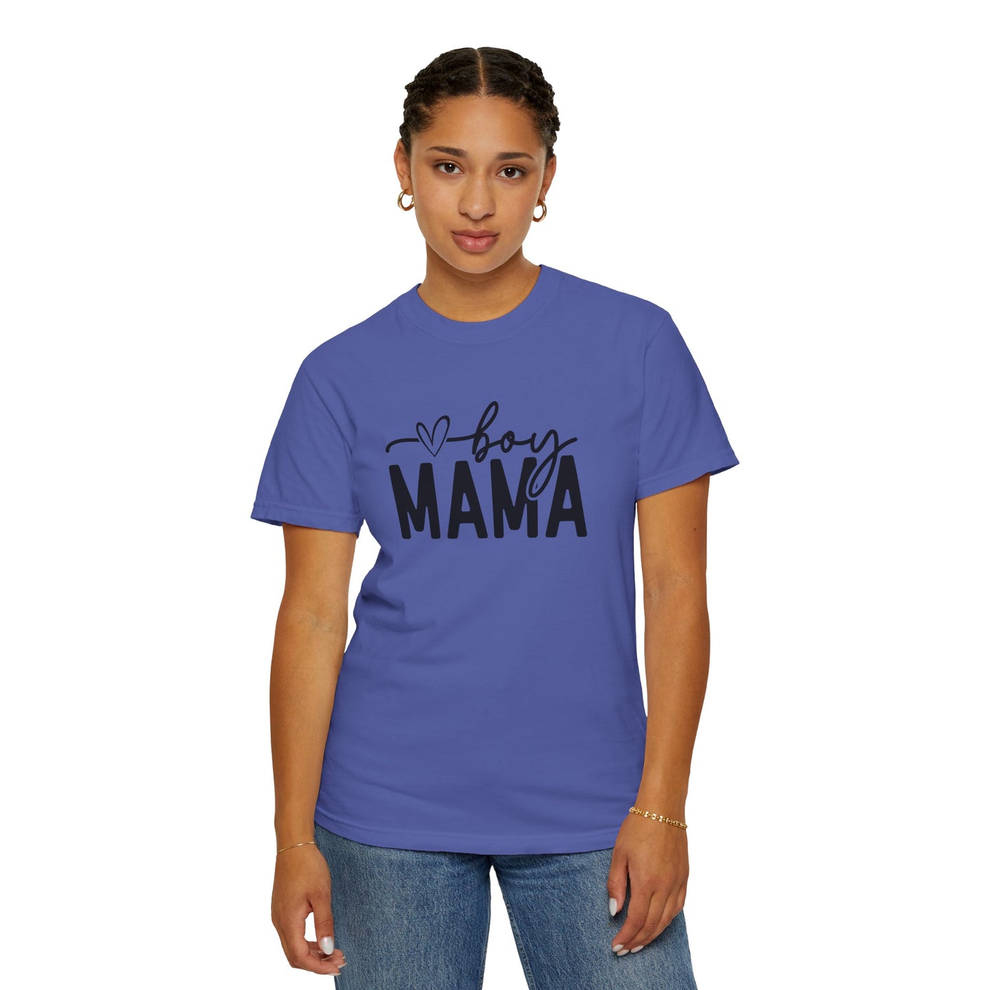 Boy Mama Unisex Garment-Dyed T-Shirt - Perfect for Moms on Special Occasions