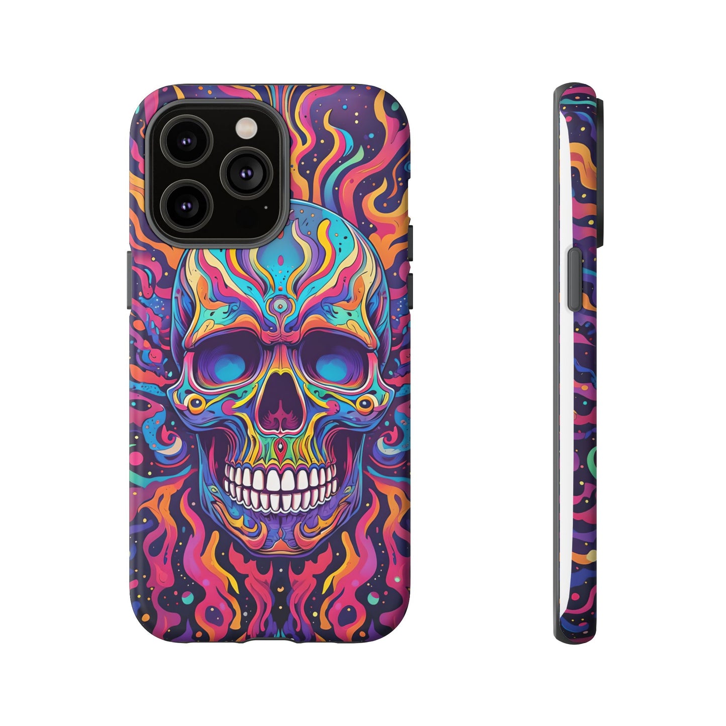 Colorful Skull Phone Case - Tough Cases for Bold Personalities