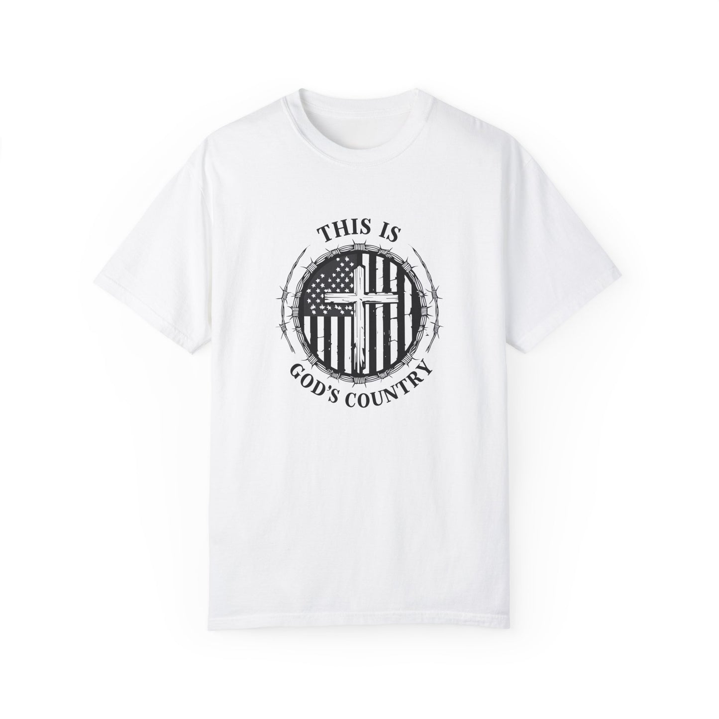 Unisex God’s Country Graphic T-Shirt - Patriotic Design