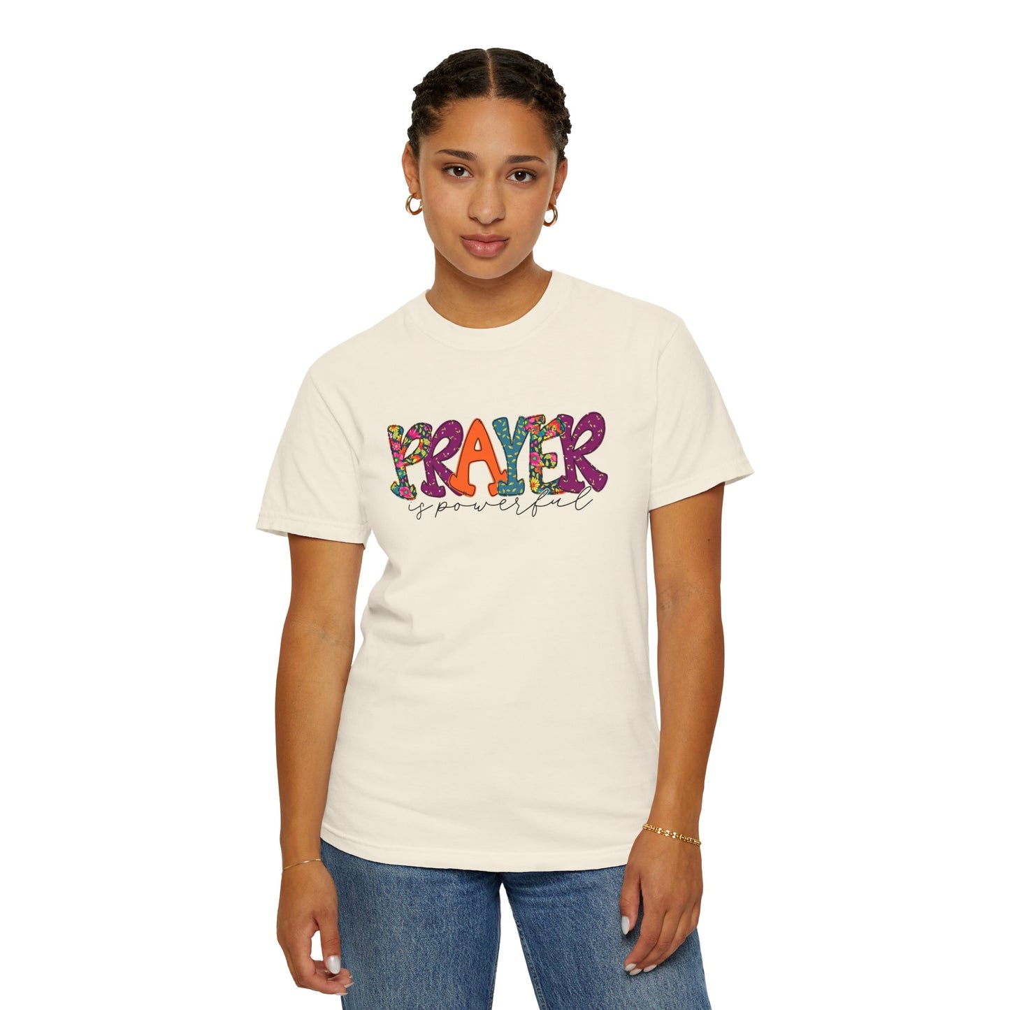 Colorful "Prayer is Powerful" Unisex T-Shirt