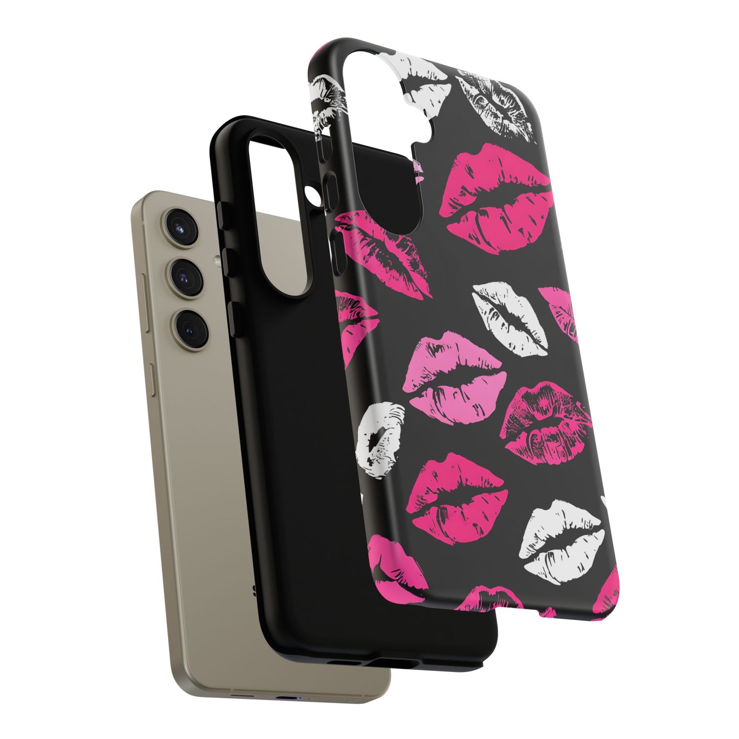 Lips Print iPhone Case - Stylish Tough Phone Cover