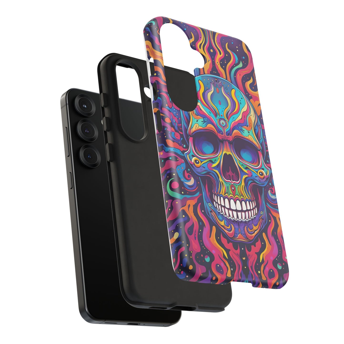 Colorful Skull Phone Case - Tough Cases for Bold Personalities