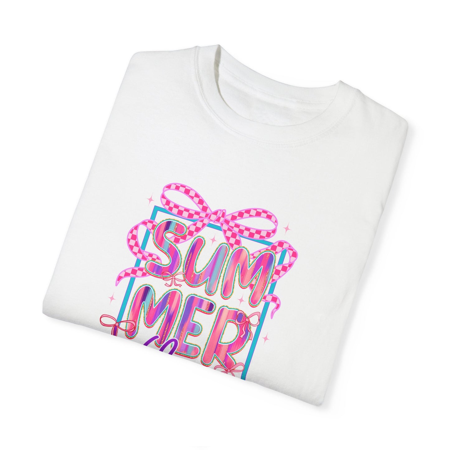 Summer Vibes Coquette Unisex Garment-Dyed T-Shirt