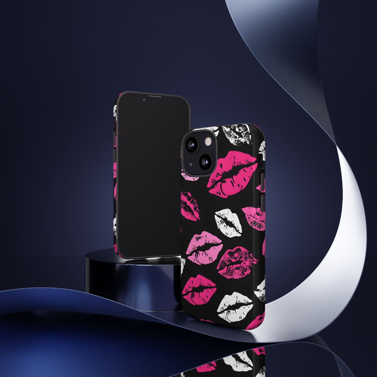 Lips Print iPhone Case - Stylish Tough Phone Cover