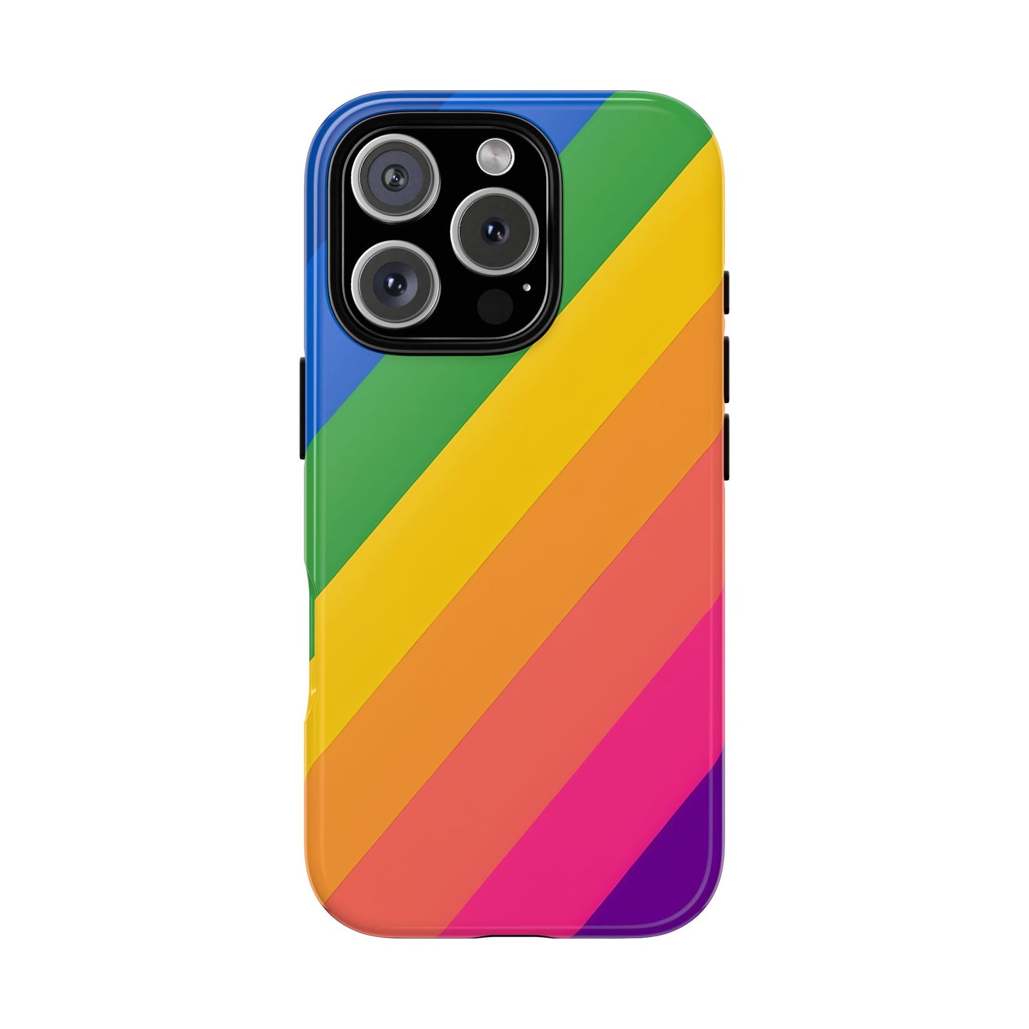 Vibrant Rainbow Phone Case - Tough & Stylish