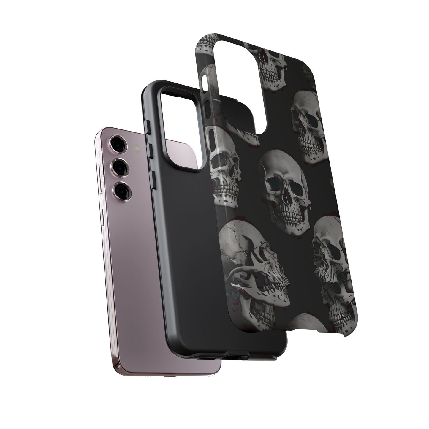 Skull Print Phone Case - Tough Cases for Bold Style