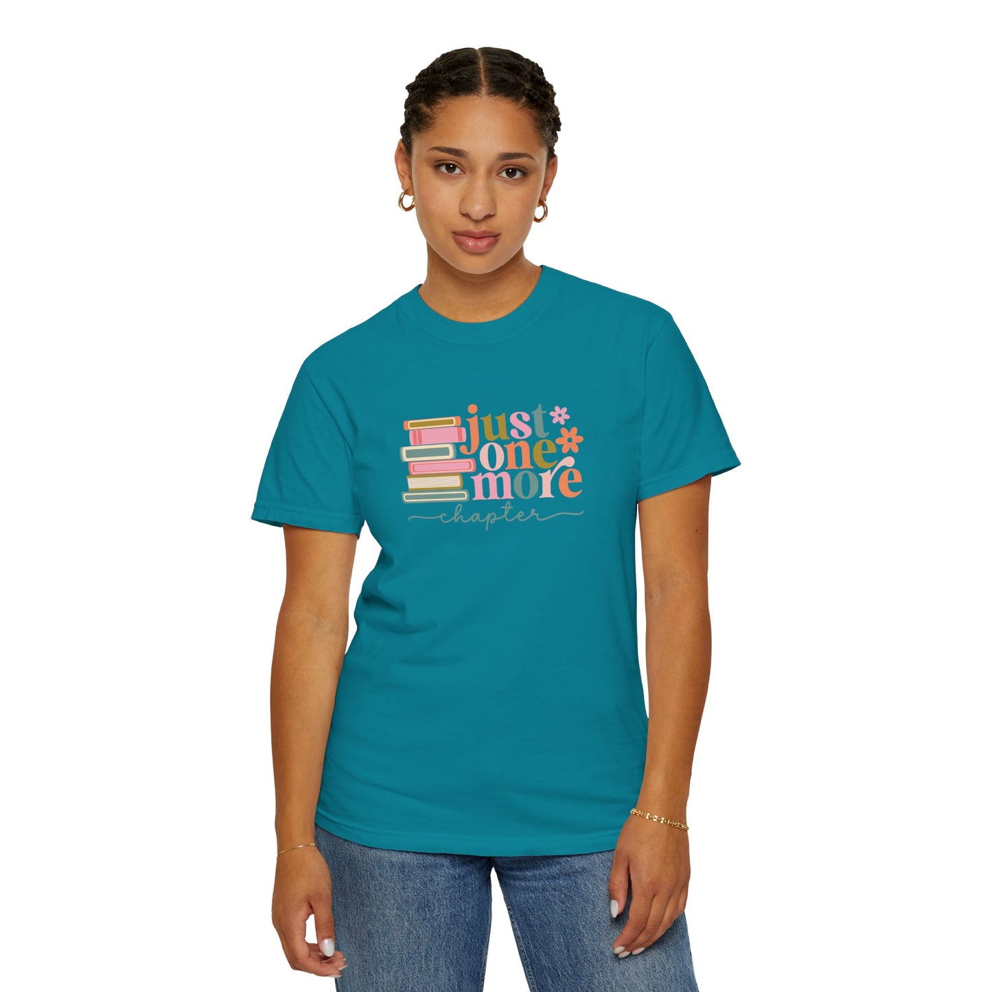 Just One More Chapter Unisex Garment-Dyed T-Shirt - Book Lover Tee
