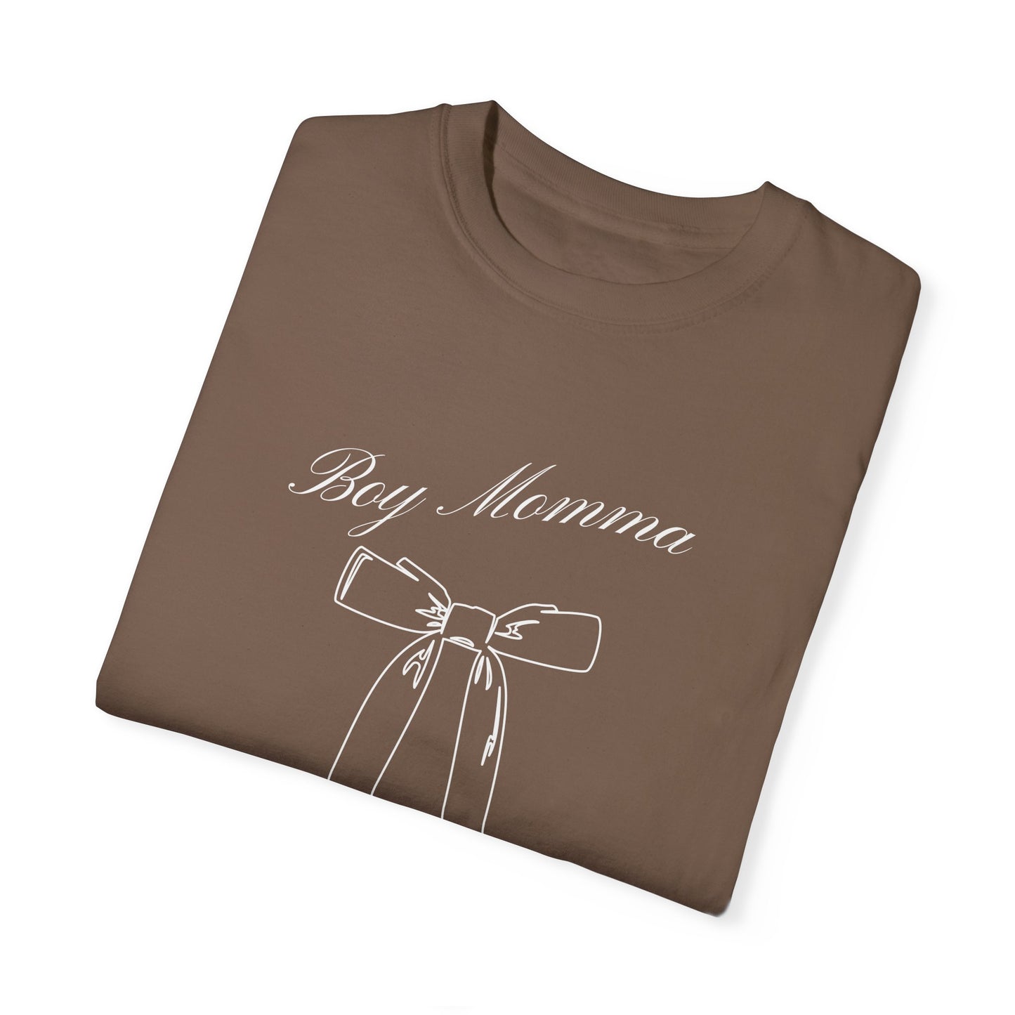 Boy Momma Garment-Dyed Unisex T-Shirt - Perfect Gift for Moms