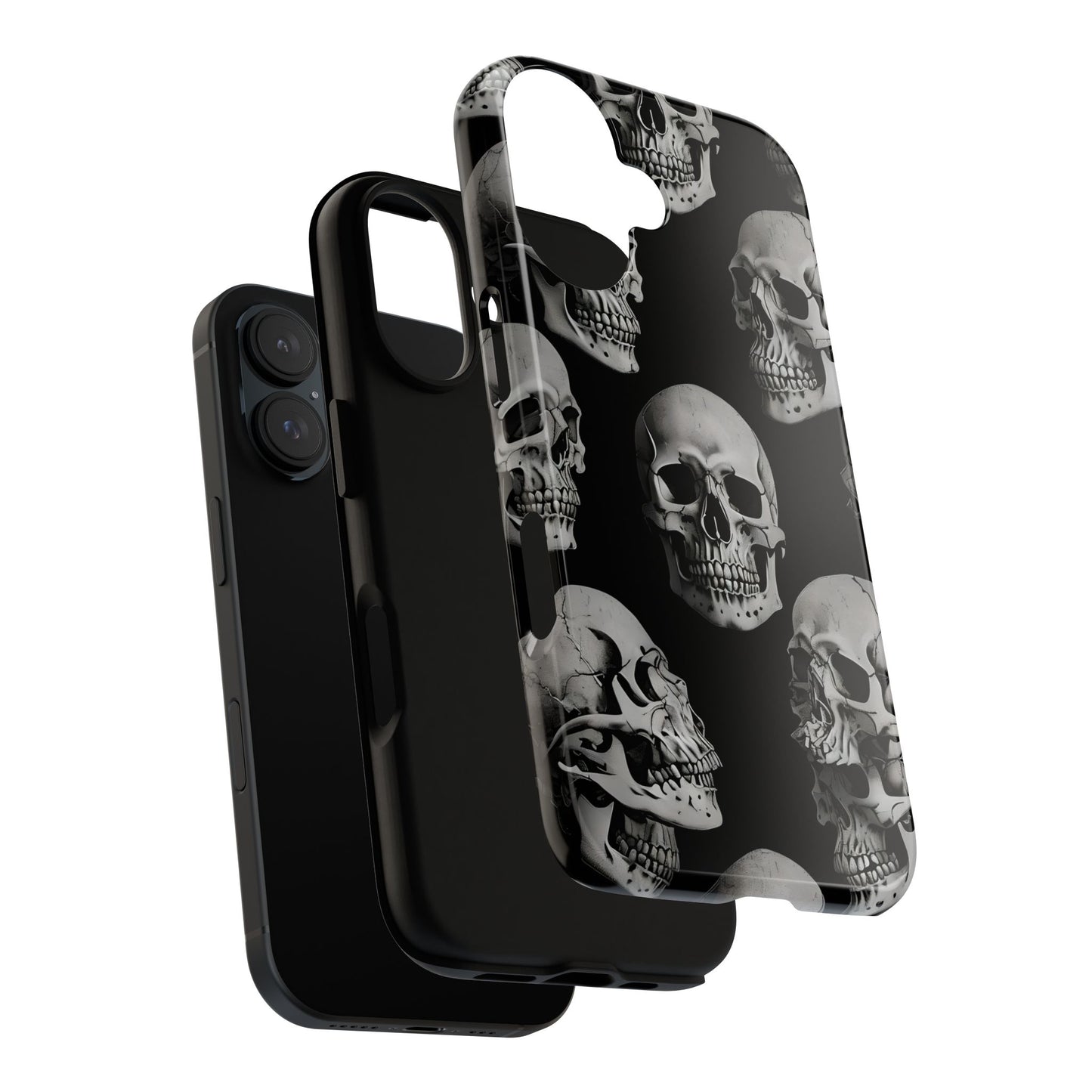 Skull Print Phone Case - Tough Cases for Bold Style