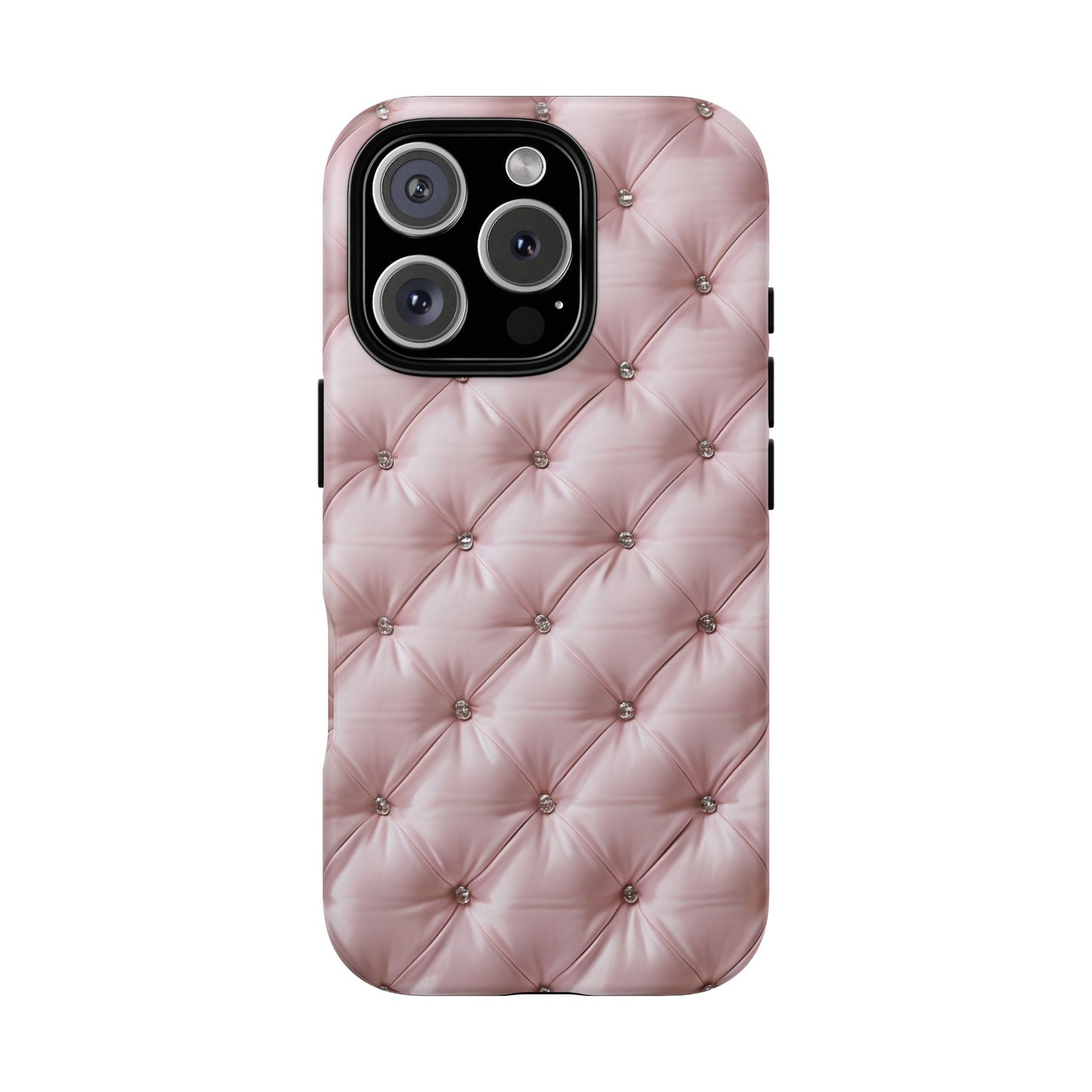 Luxury Pink Quilted Phone Case - Tough Cases for Stylish Protection