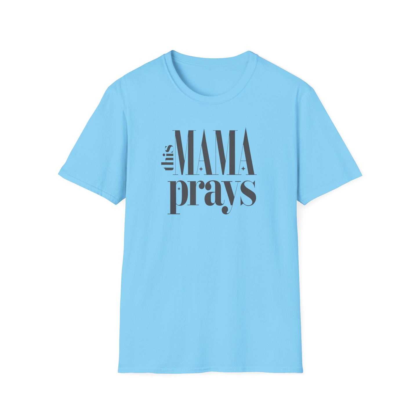 Unisex Softstyle T-Shirt - 'This Mama Prays' Inspirational Tee