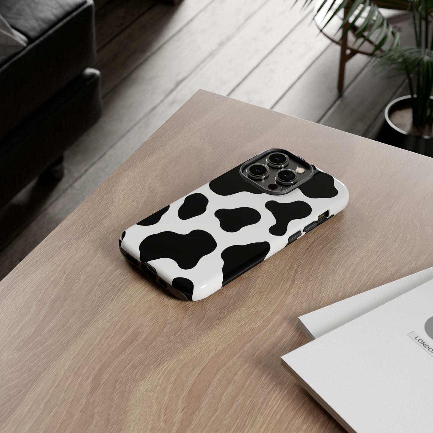 Cow Print Phone Case - Tough Cases for Trendy Protection