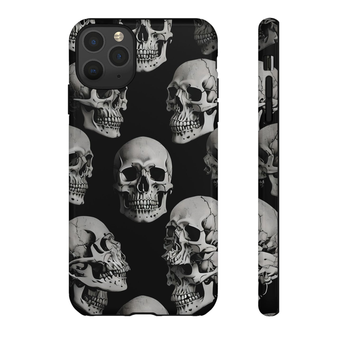 Skull Print Phone Case - Tough Cases for Bold Style
