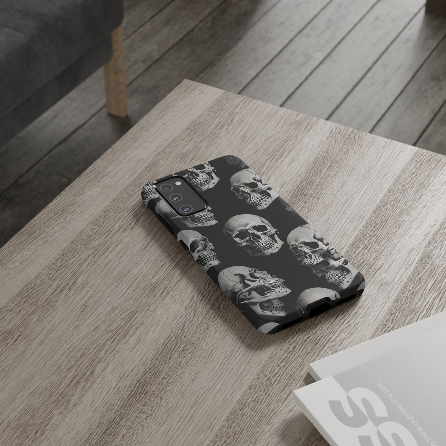 Skull Print Phone Case - Tough Cases for Bold Style