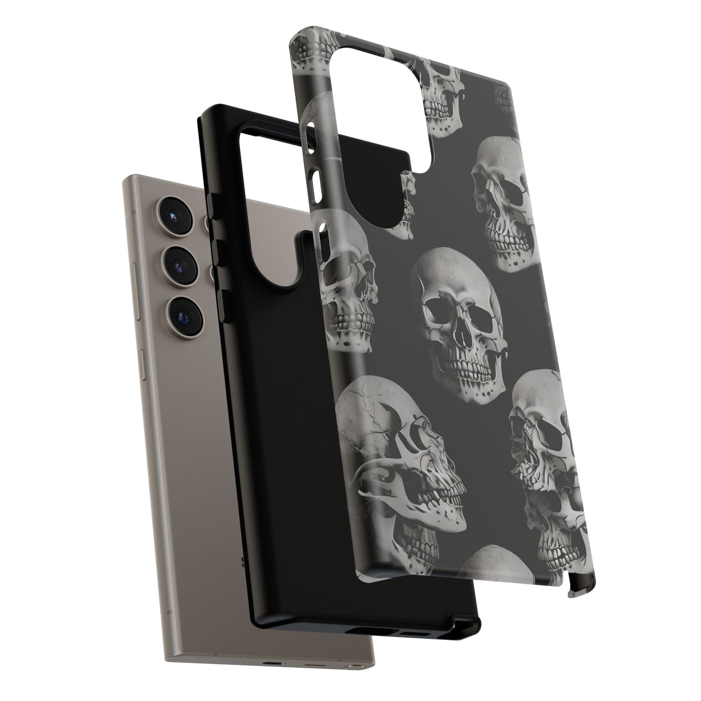 Skull Print Phone Case - Tough Cases for Bold Style