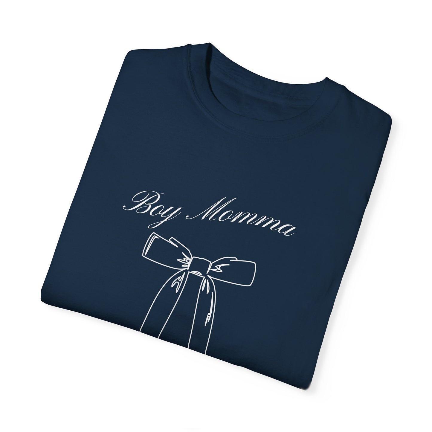 Boy Momma Garment-Dyed Unisex T-Shirt - Perfect Gift for Moms