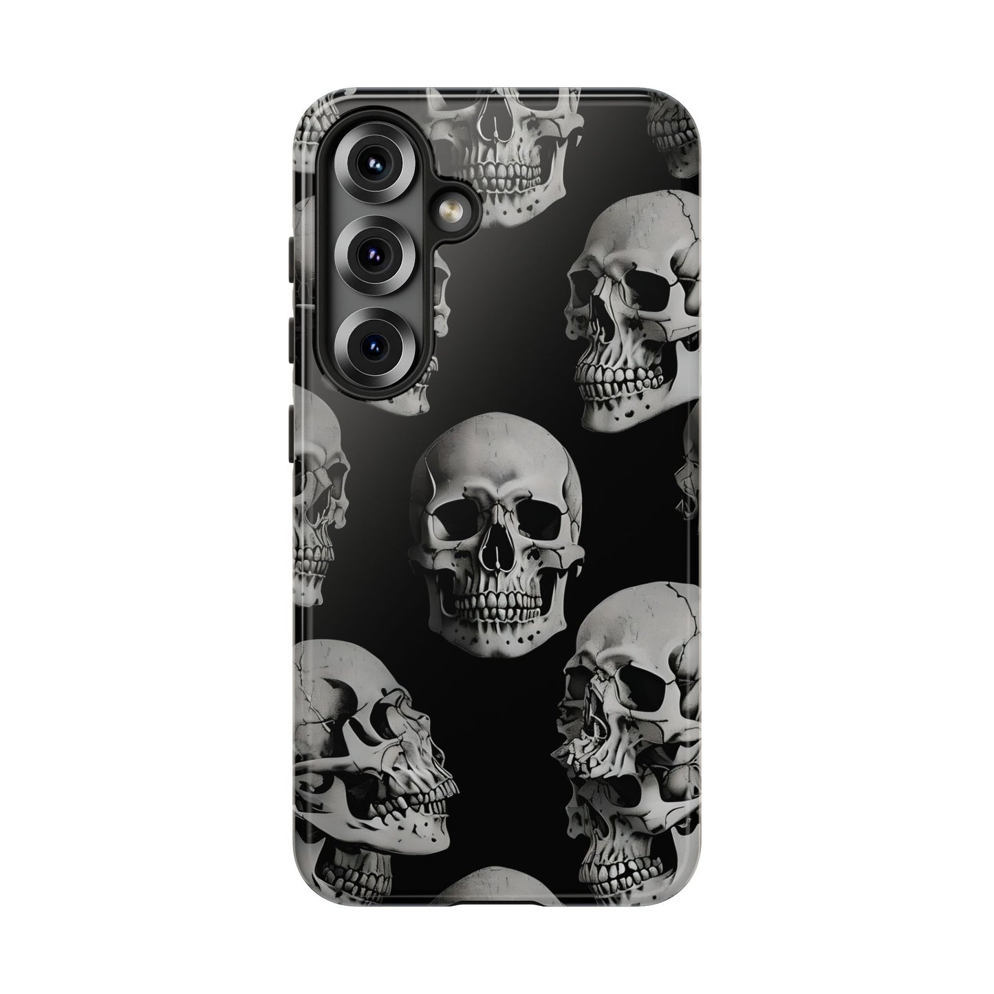 Skull Print Phone Case - Tough Cases for Bold Style