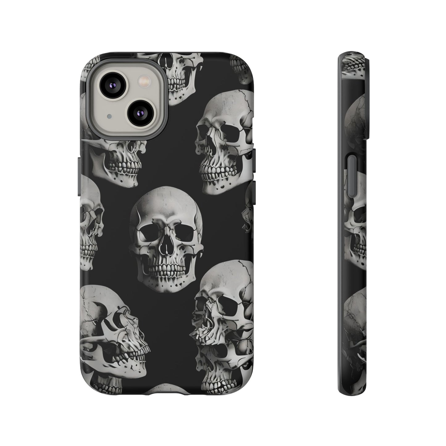 Skull Print Phone Case - Tough Cases for Bold Style