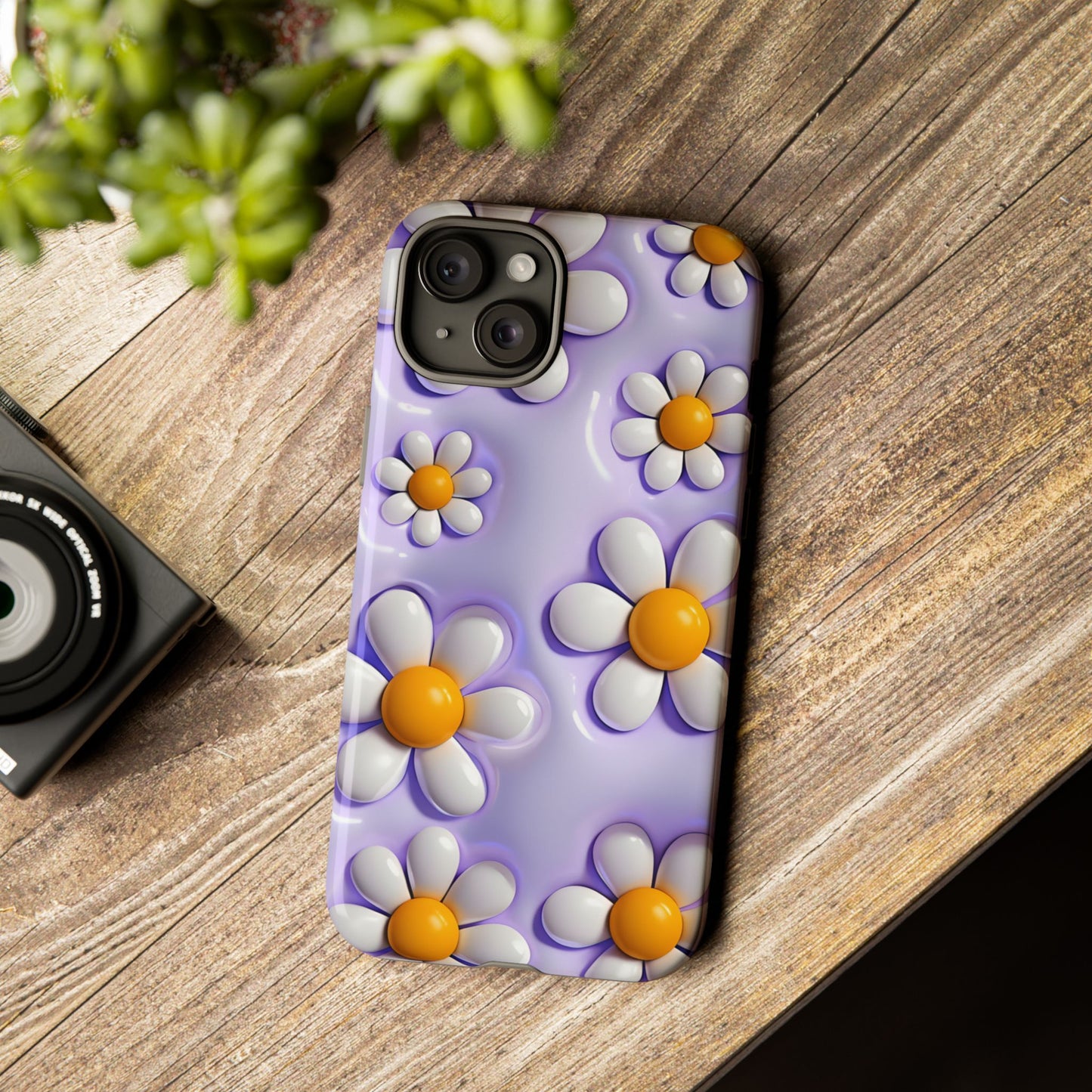 Daisy Floral Phone Case - Tough Cases for Flower Power Vibes