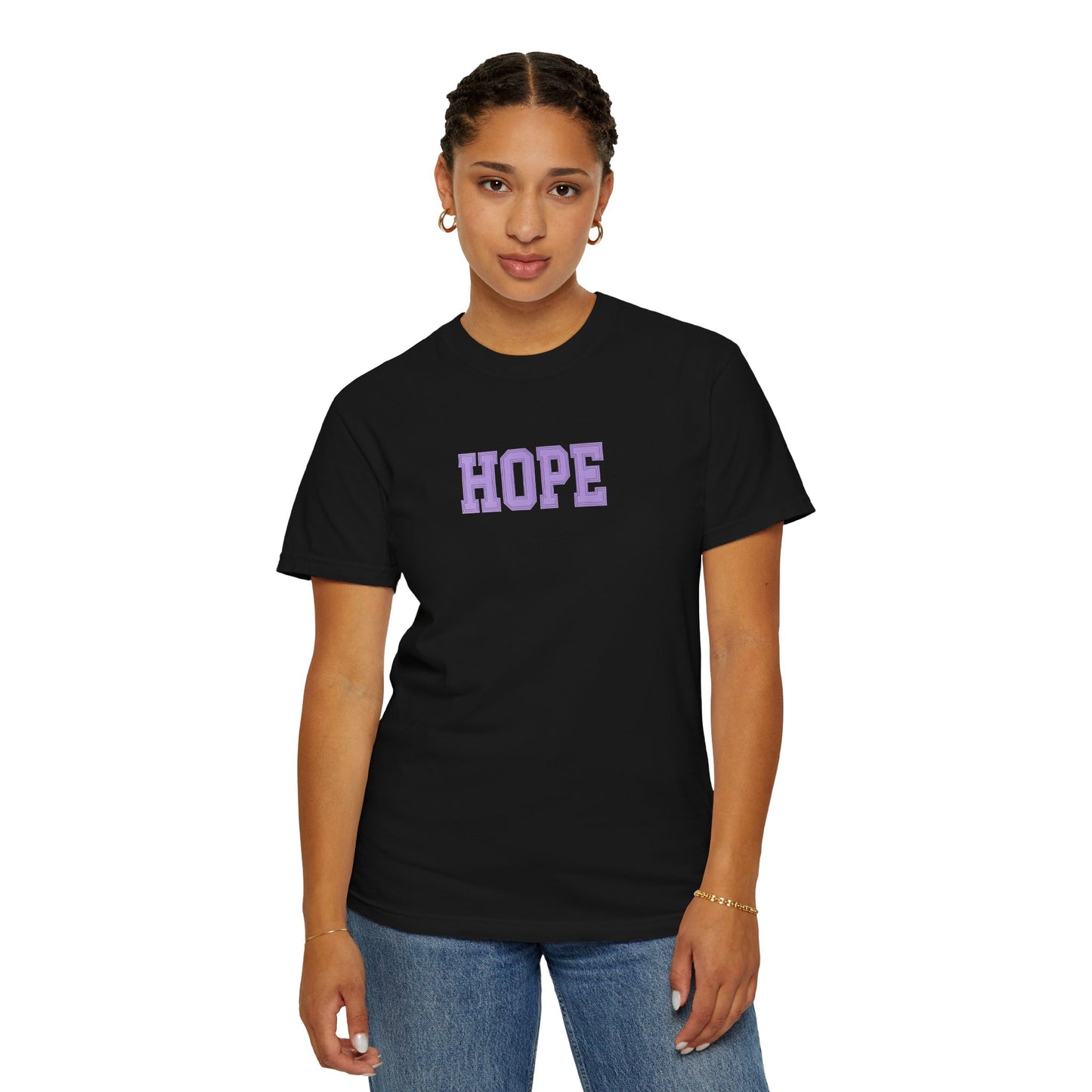 Hope Unisex Garment-Dyed T-Shirt | Positive Vibes Tee