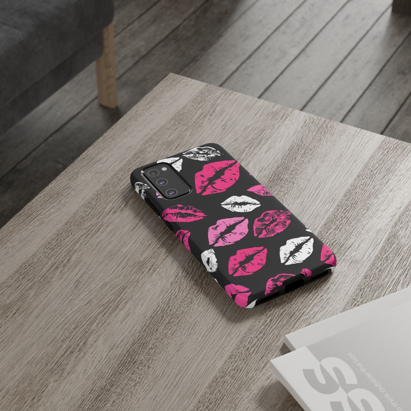 Lips Print iPhone Case - Stylish Tough Phone Cover