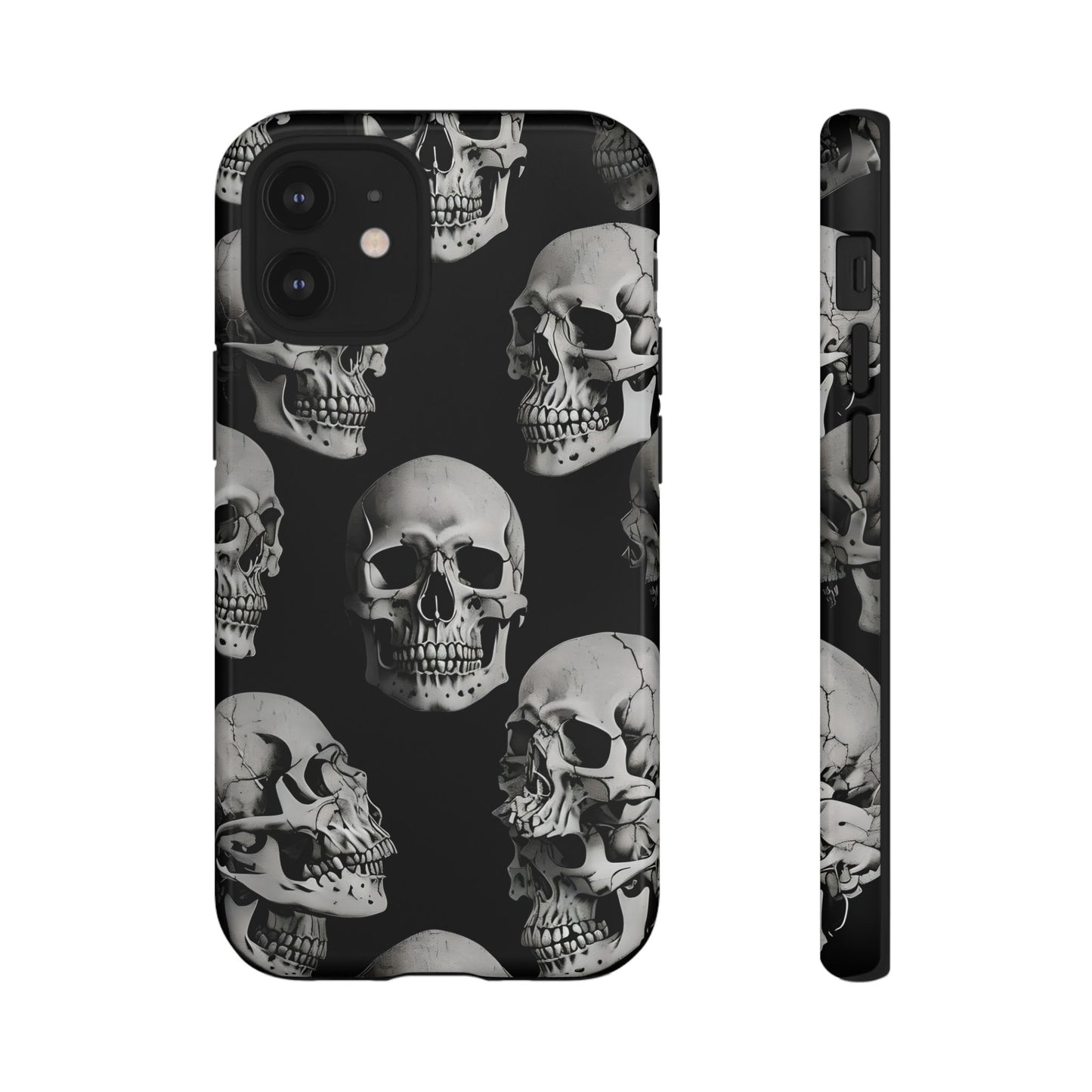 Skull Print Phone Case - Tough Cases for Bold Style