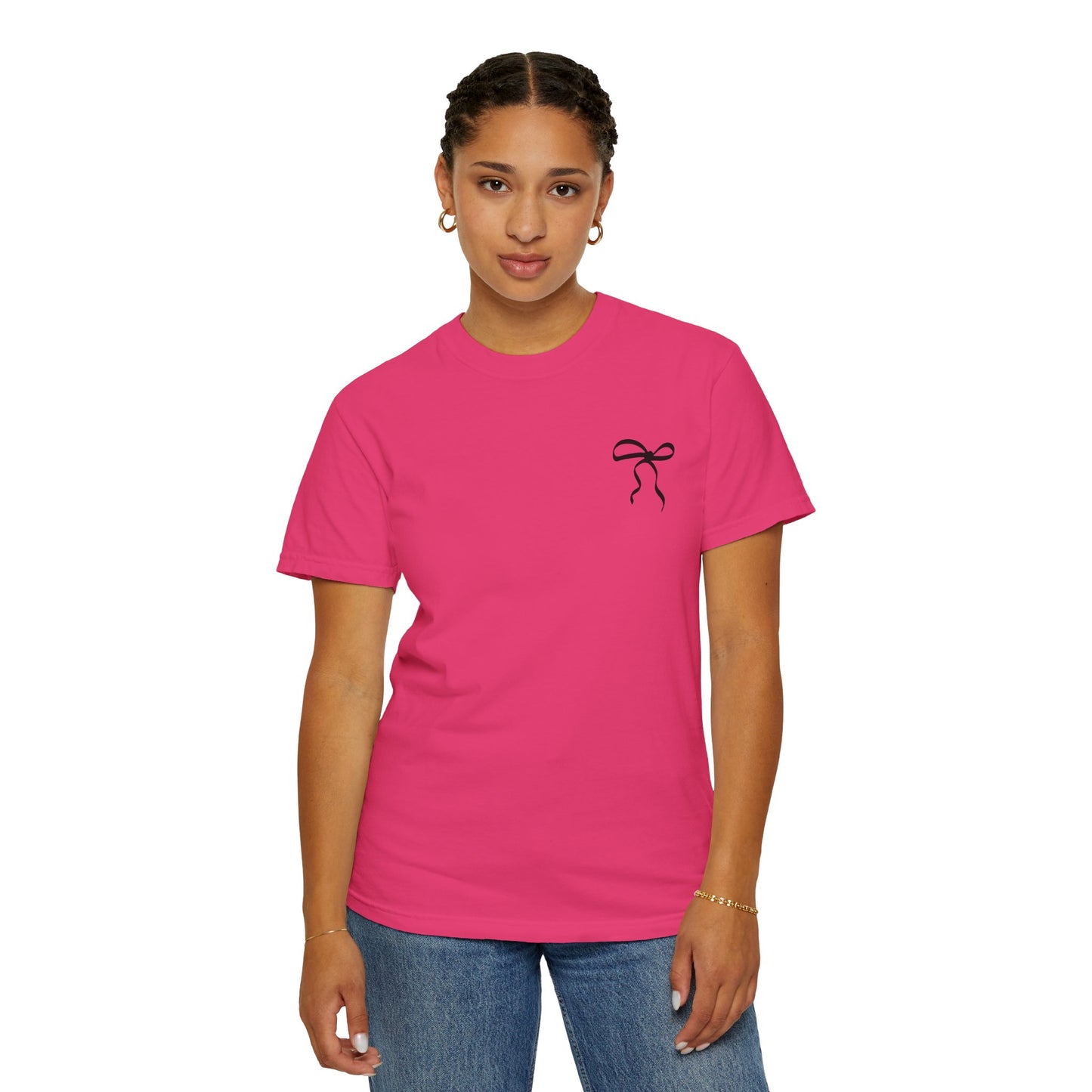 Inspirational Unisex Garment-Dyed T-Shirt - "but God made a way"