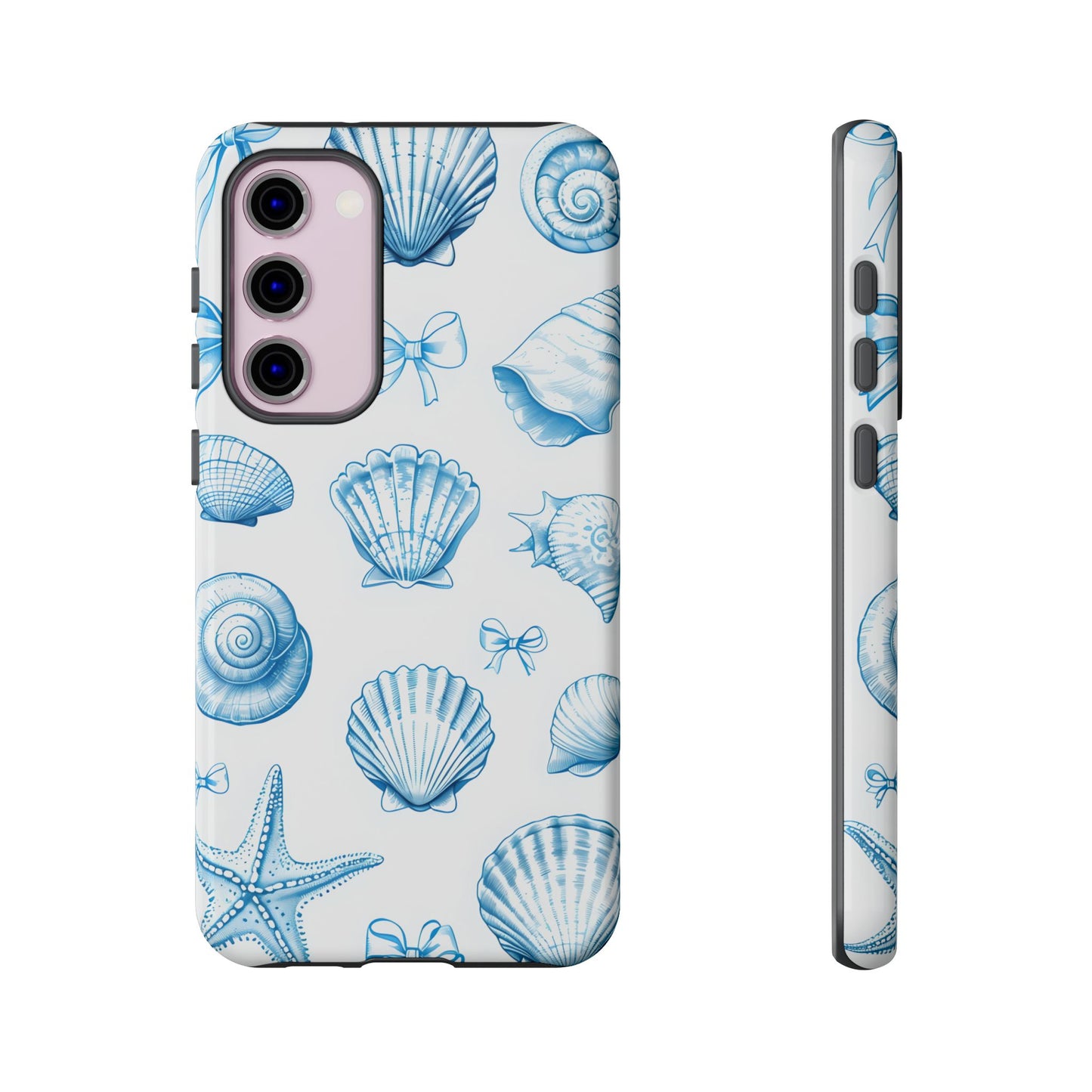 Coquette-Coastal Ocean-Themed Phone Case - Seashell and Starfish Design