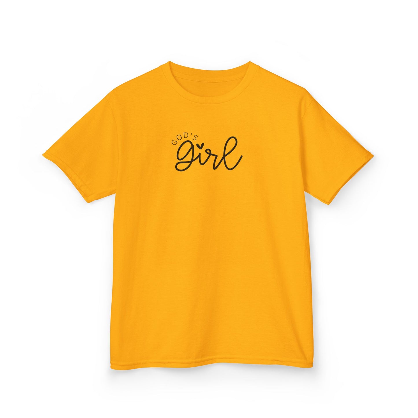 God's Girl Kids Heavy Cotton Tee - Cute and Comfortable T-Shirt for Faith-Inspired Girls