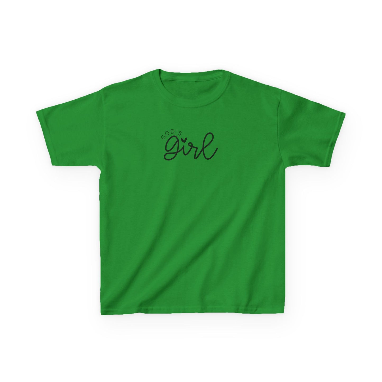 God's Girl Kids Heavy Cotton Tee - Cute and Comfortable T-Shirt for Faith-Inspired Girls