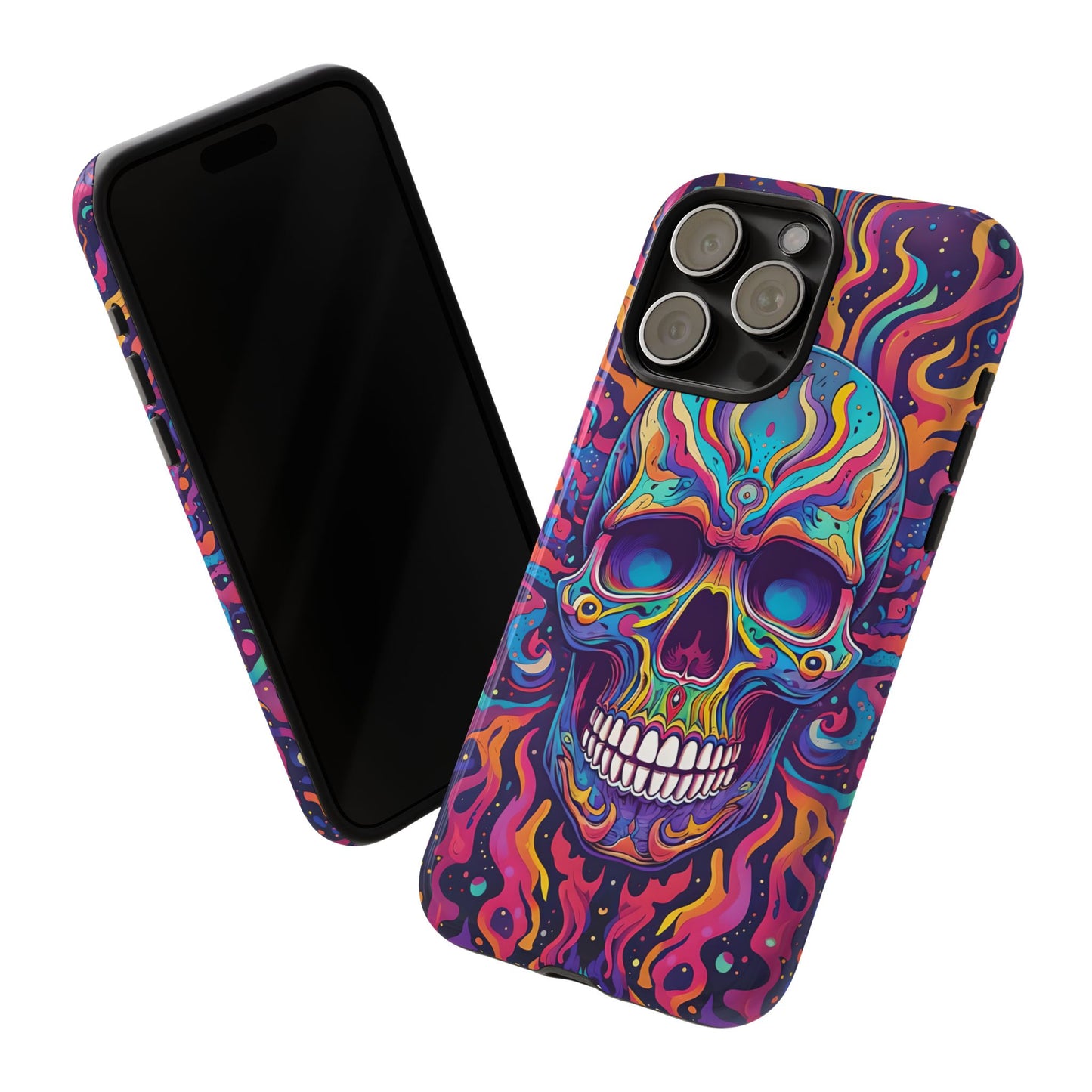 Colorful Skull Phone Case - Tough Cases for Bold Personalities