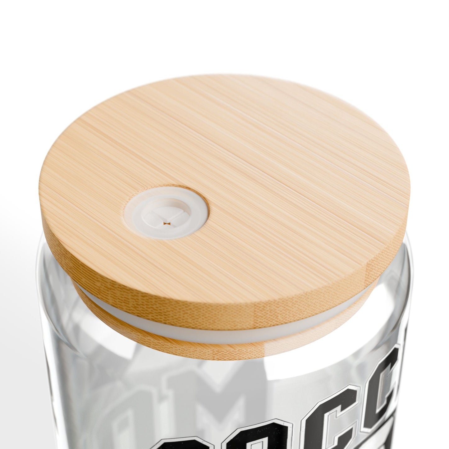 Soccer Mom Sipper Glass - 16oz with Straw