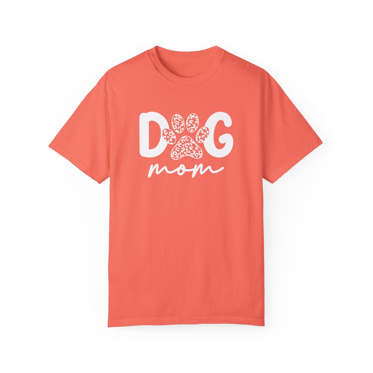 Dog Mom Unisex Garment-Dyed T-Shirt | Cute Pet Lover Tee