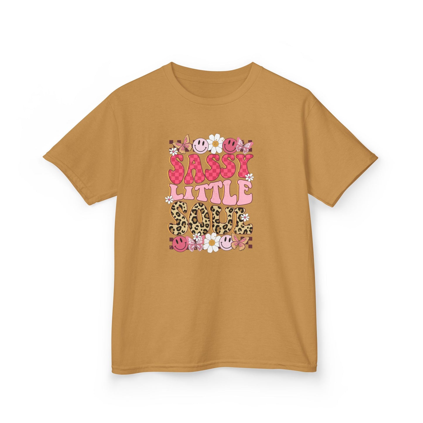 Sassy Little Soul Kids Tee - Fun & Trendy Heavy Cotton Shirt for Children