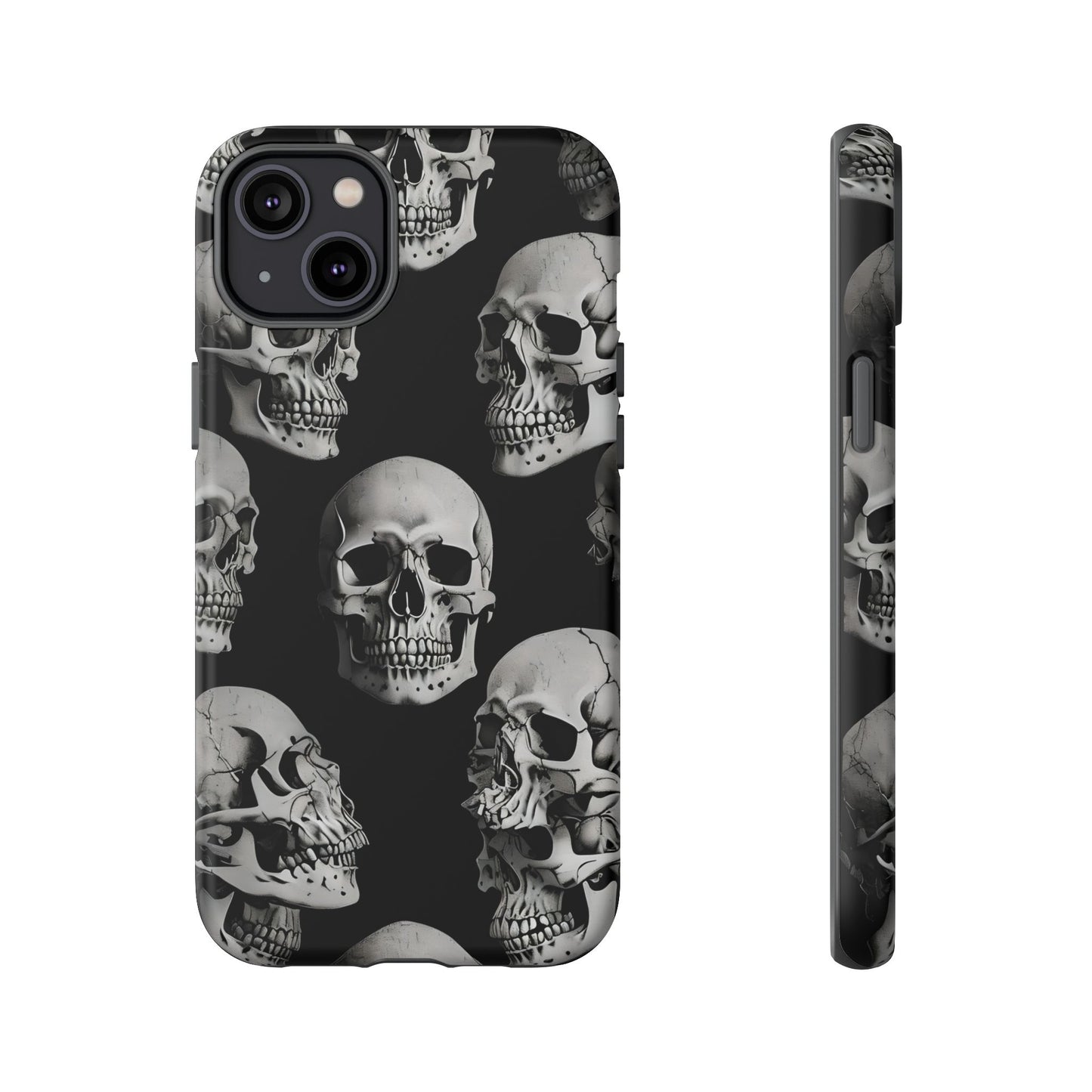 Skull Print Phone Case - Tough Cases for Bold Style
