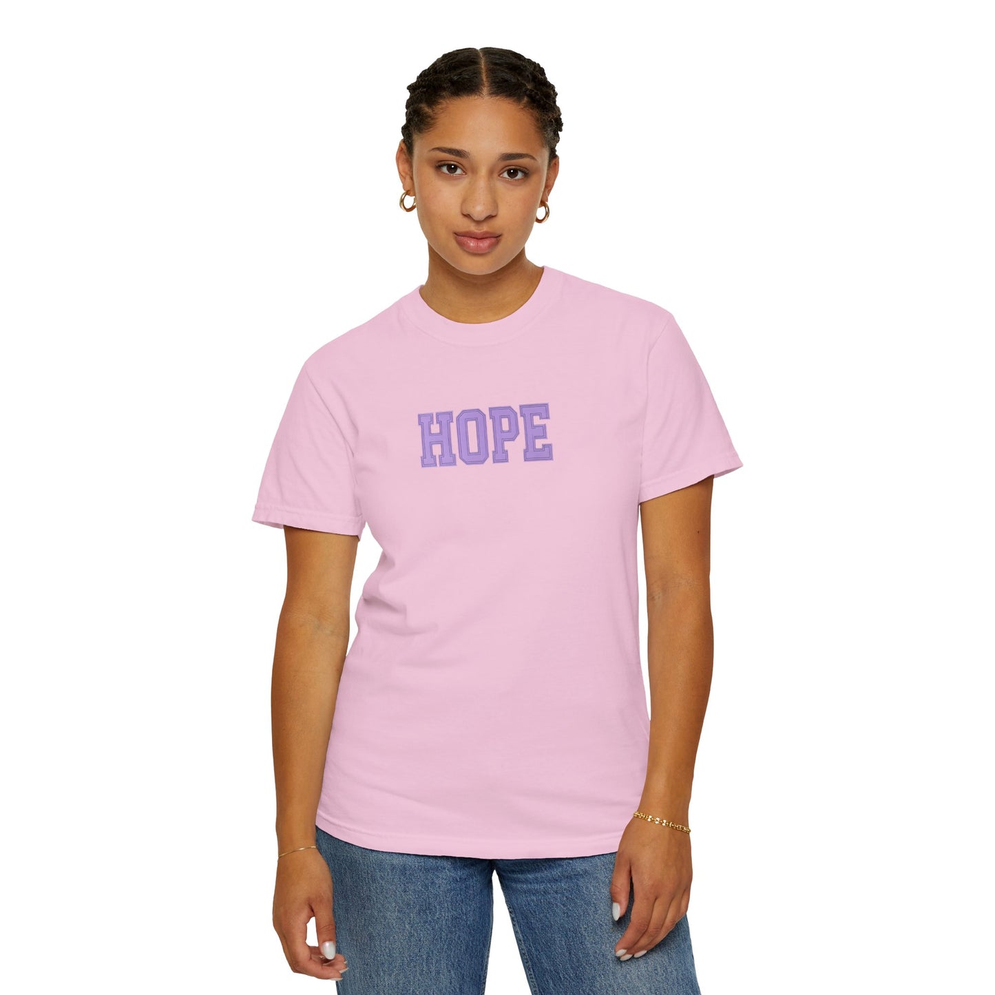 Hope Unisex Garment-Dyed T-Shirt | Positive Vibes Tee