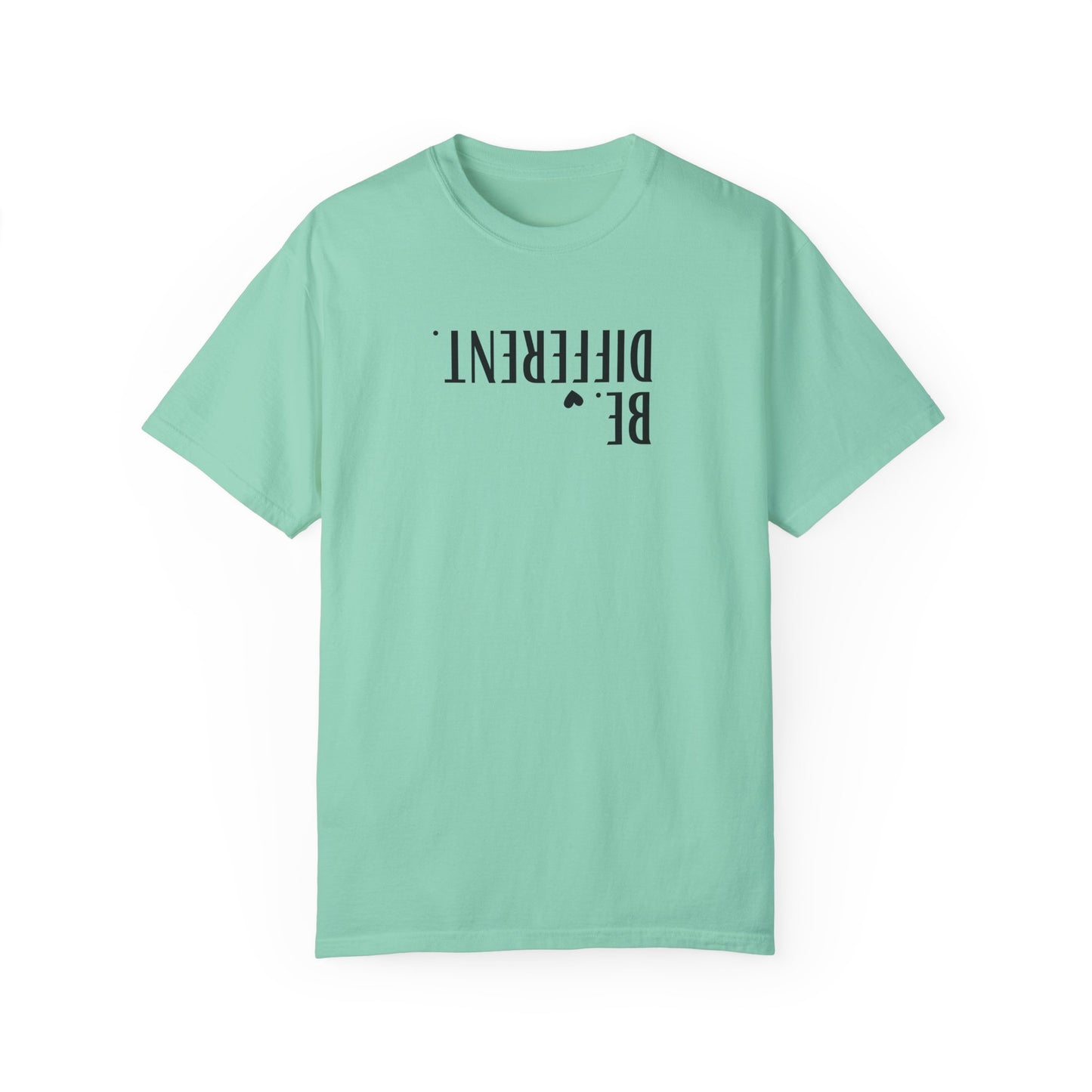 Unisex Garment-Dyed 'Be Different' T-shirt - Comfortable & Casual Style