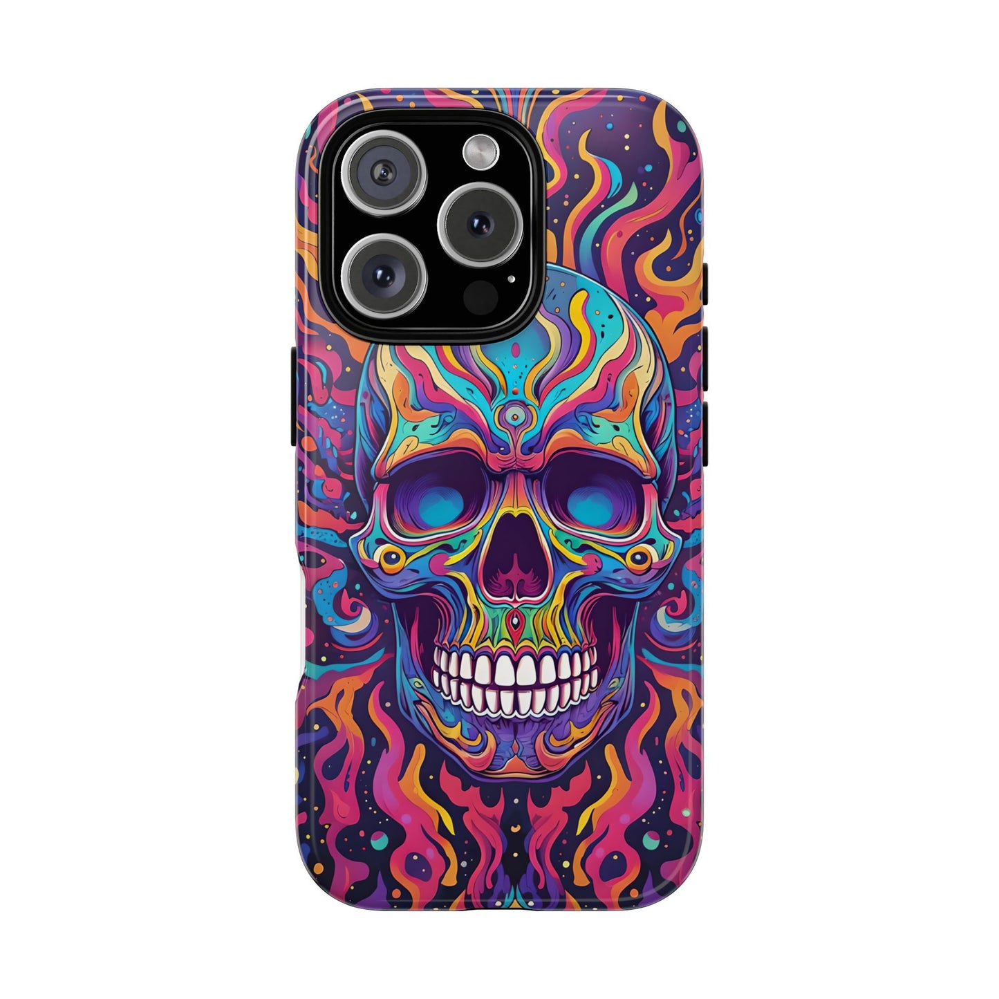 Colorful Skull Phone Case - Tough Cases for Bold Personalities