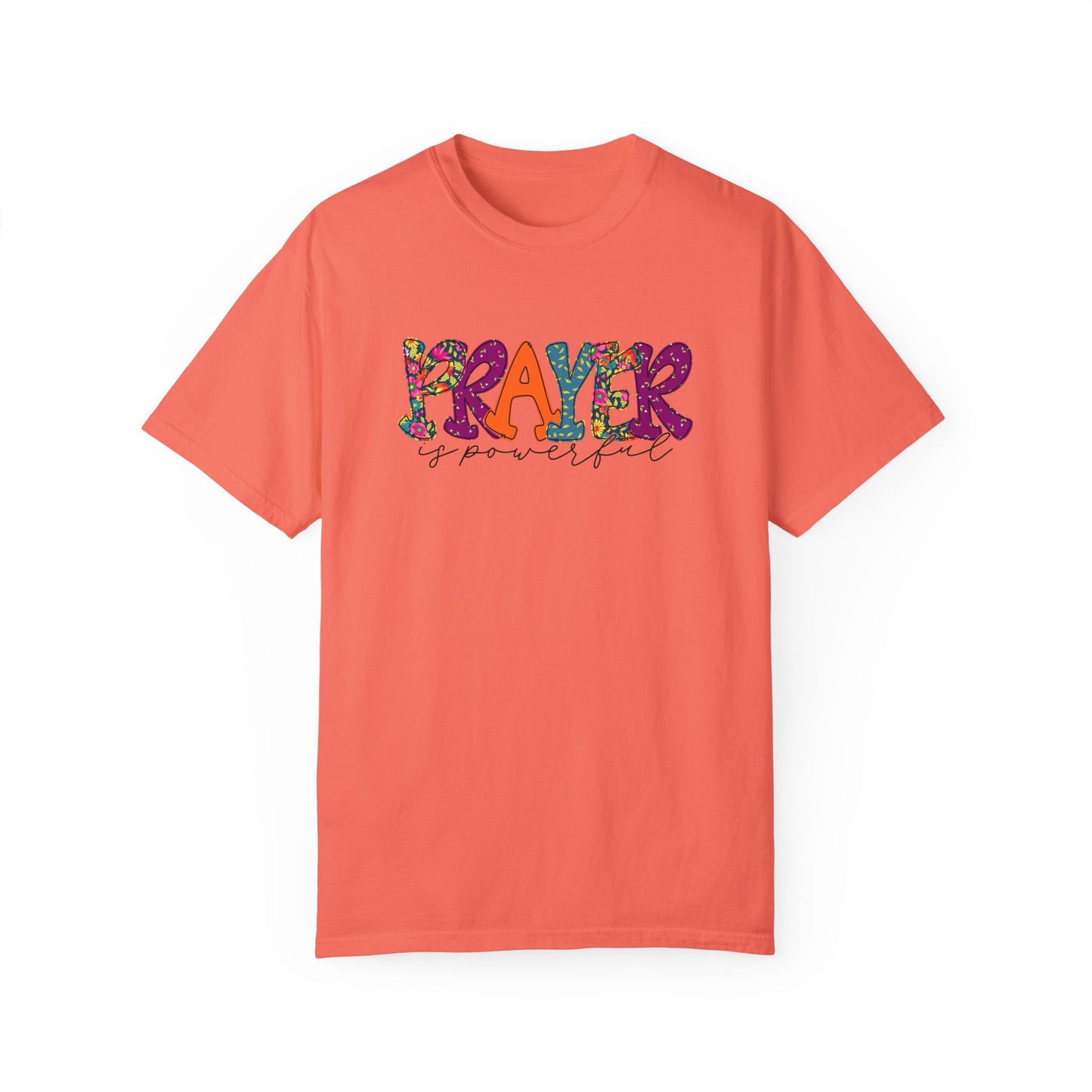 Colorful "Prayer is Powerful" Unisex T-Shirt