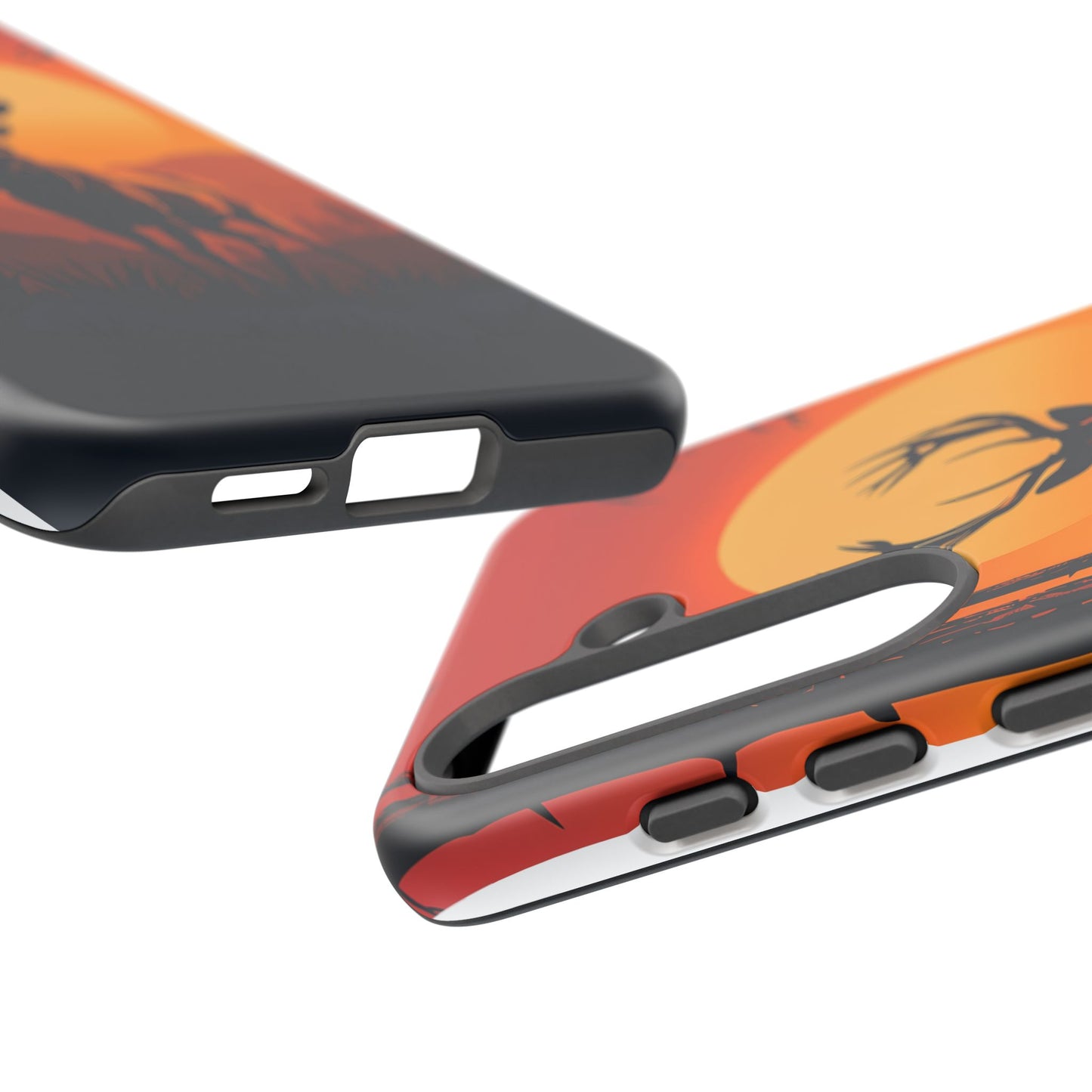 Wildlife Phone Case - Stag and Sunset Design for Nature Lovers