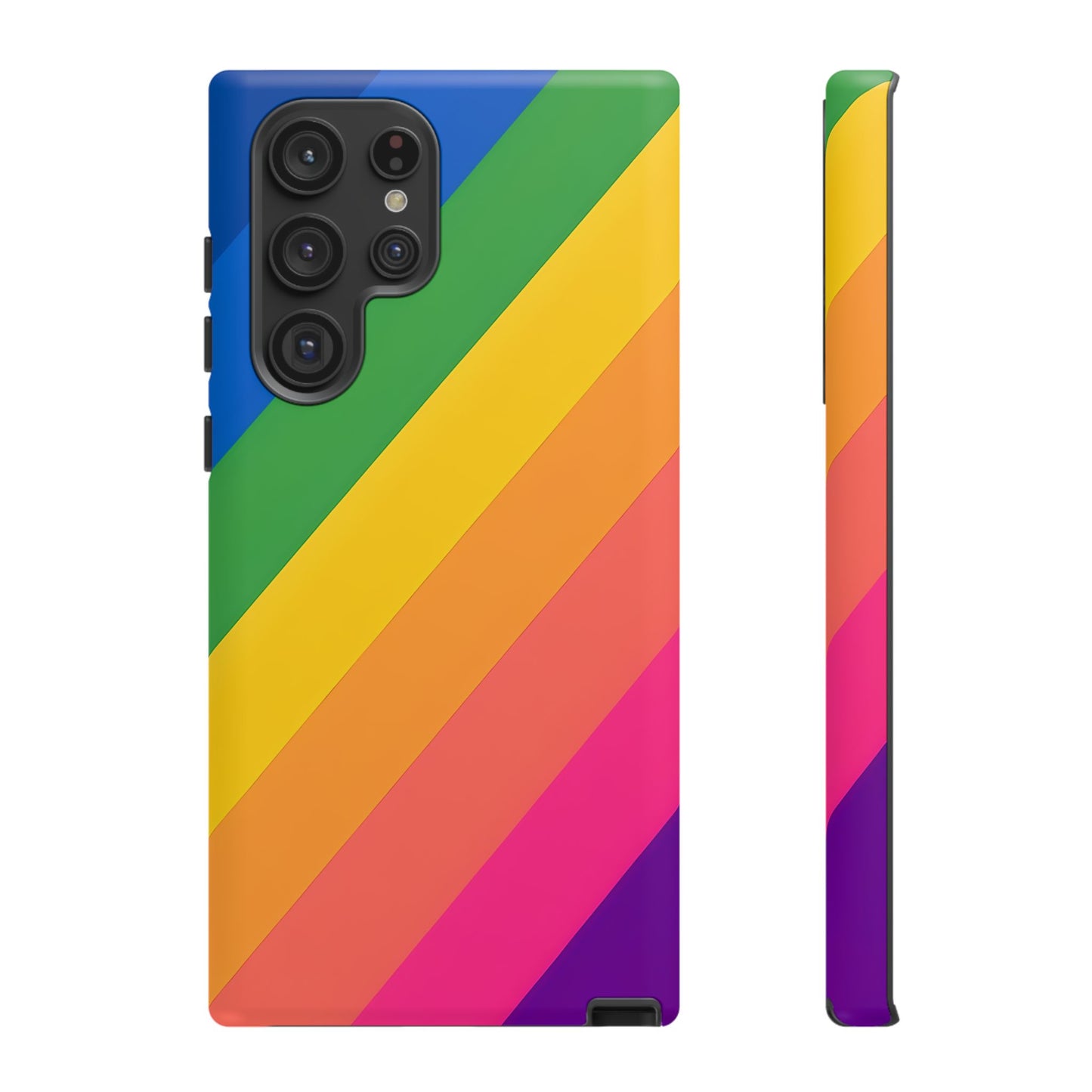 Vibrant Rainbow Phone Case - Tough & Stylish