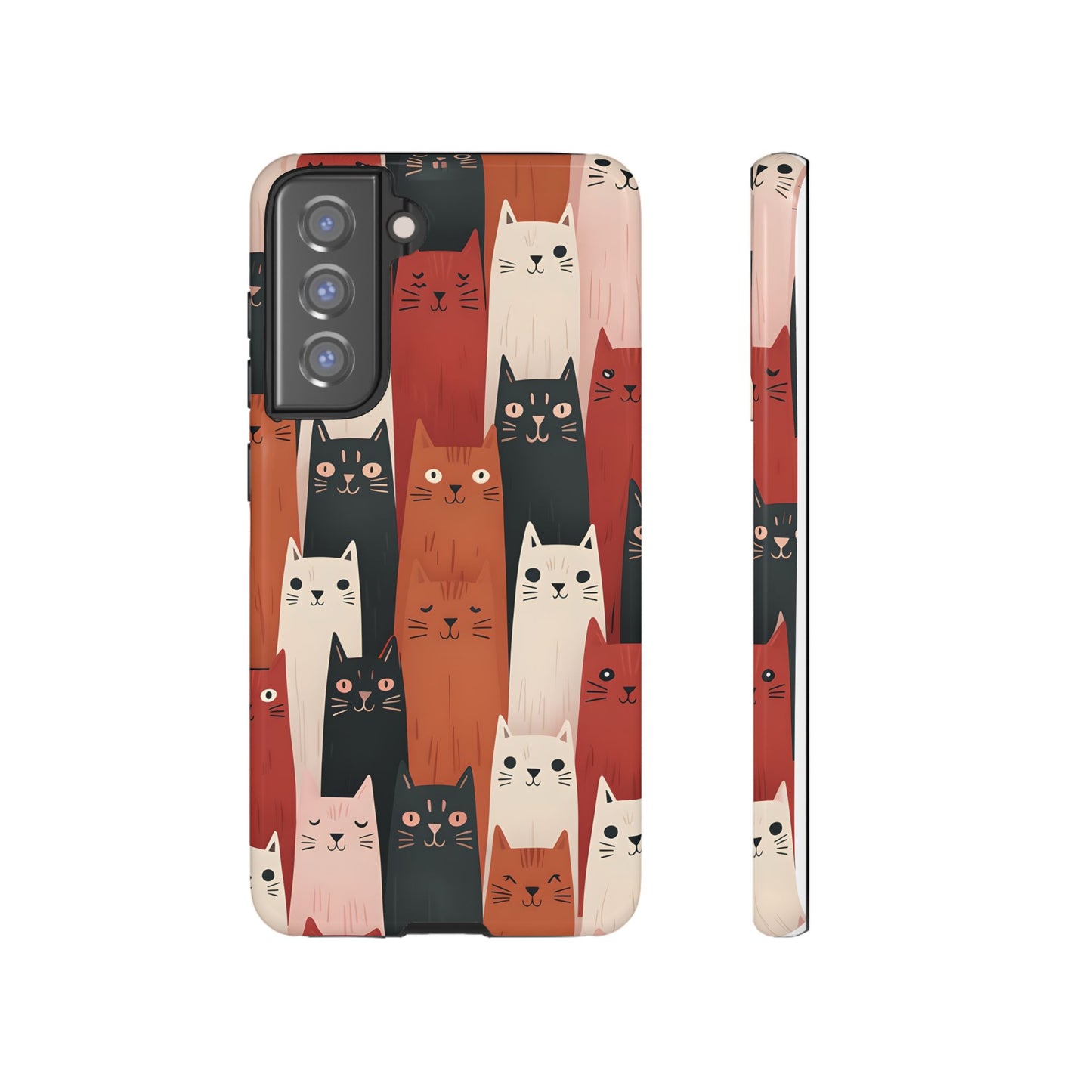 Playful Cat Phone Case - Tough & Stylish Purrfect for Cat Lovers
