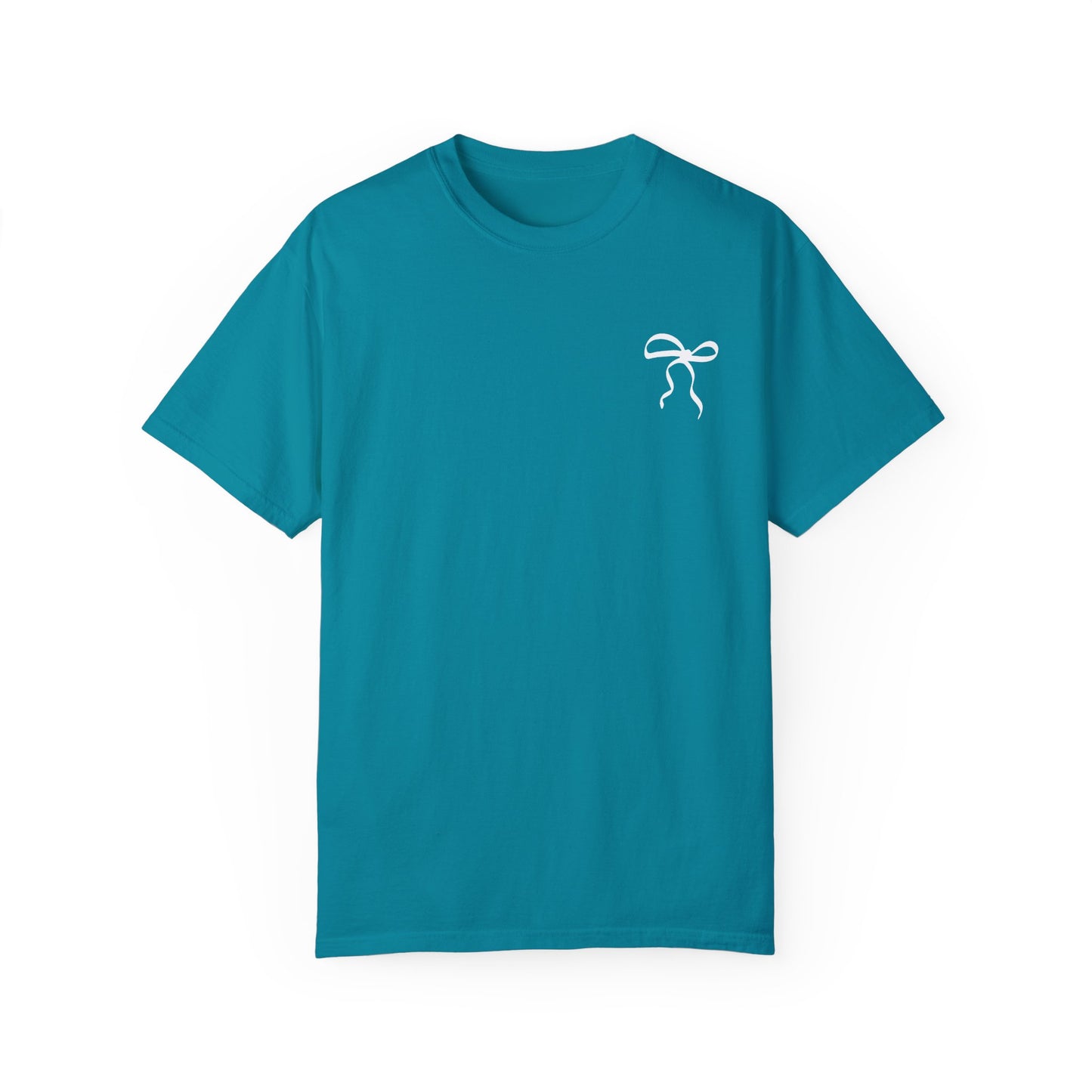 Inspirational T-Shirt with Bow Design – "But God"
