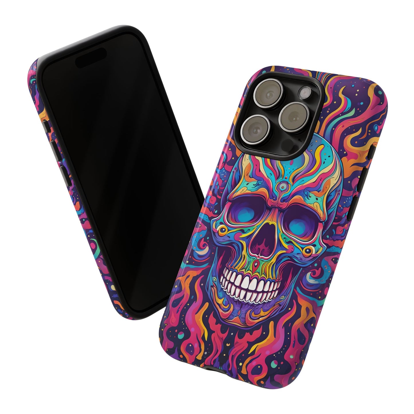 Colorful Skull Phone Case - Tough Cases for Bold Personalities