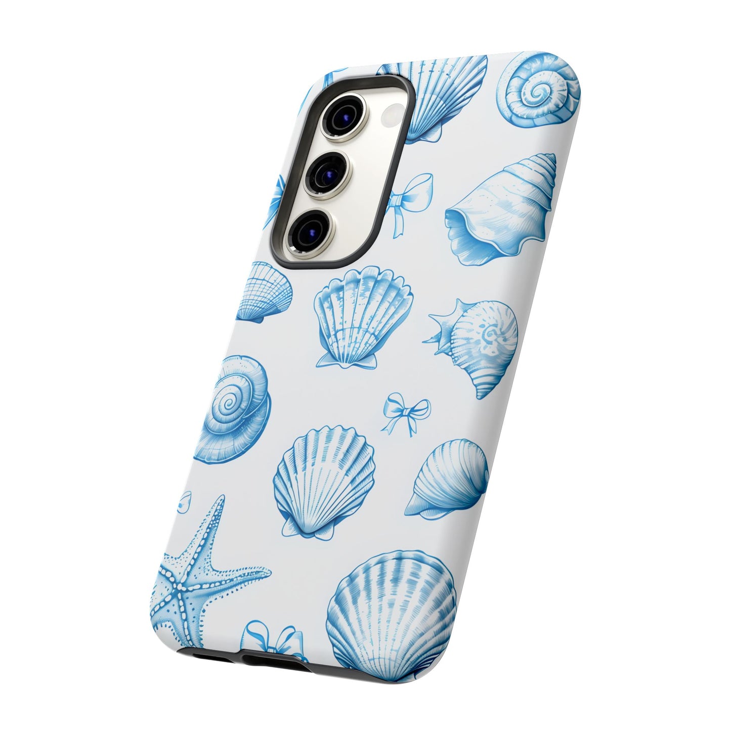 Coquette-Coastal Ocean-Themed Phone Case - Seashell and Starfish Design