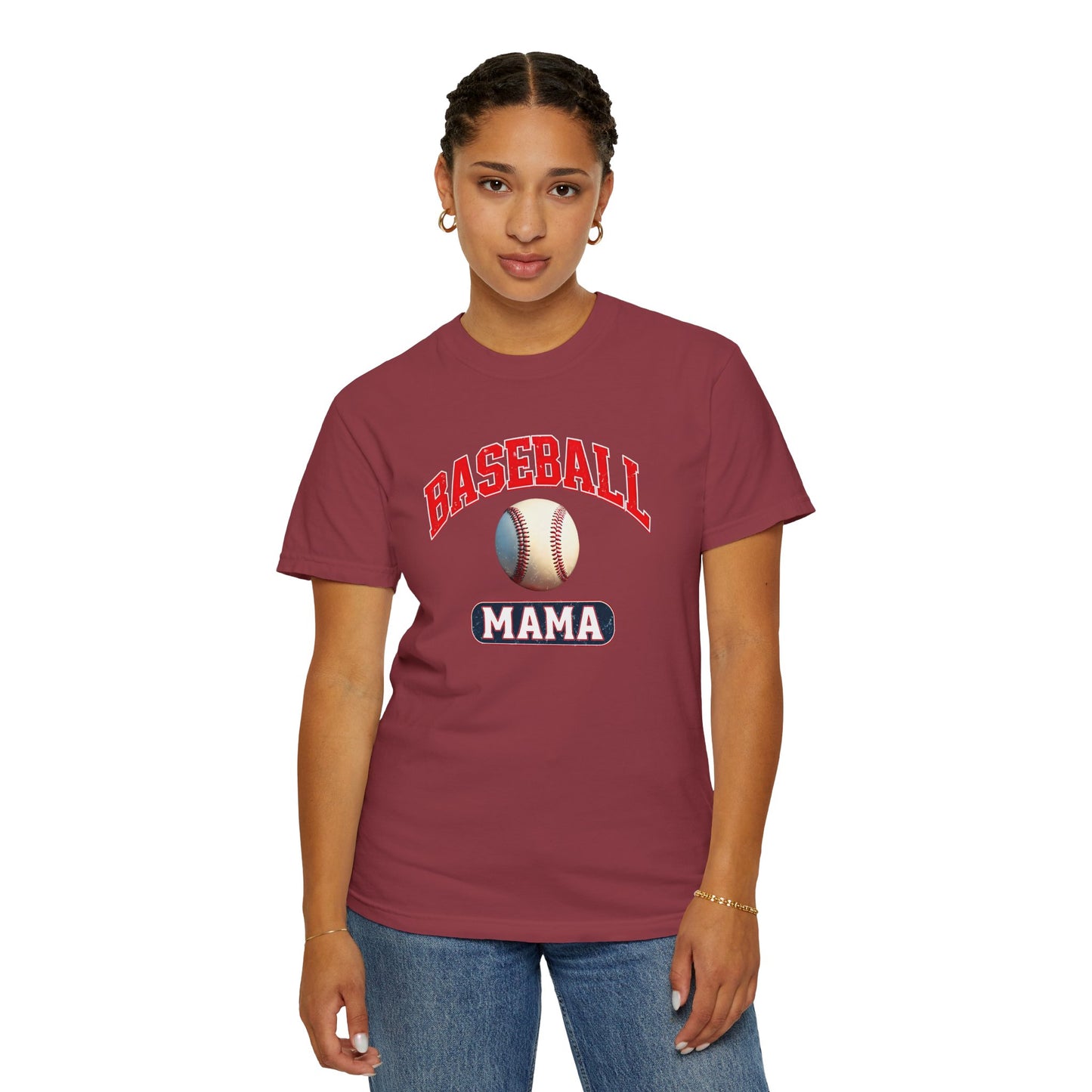 Baseball Mama Unisex Garment-Dyed T-shirt - Perfect for Sports Moms