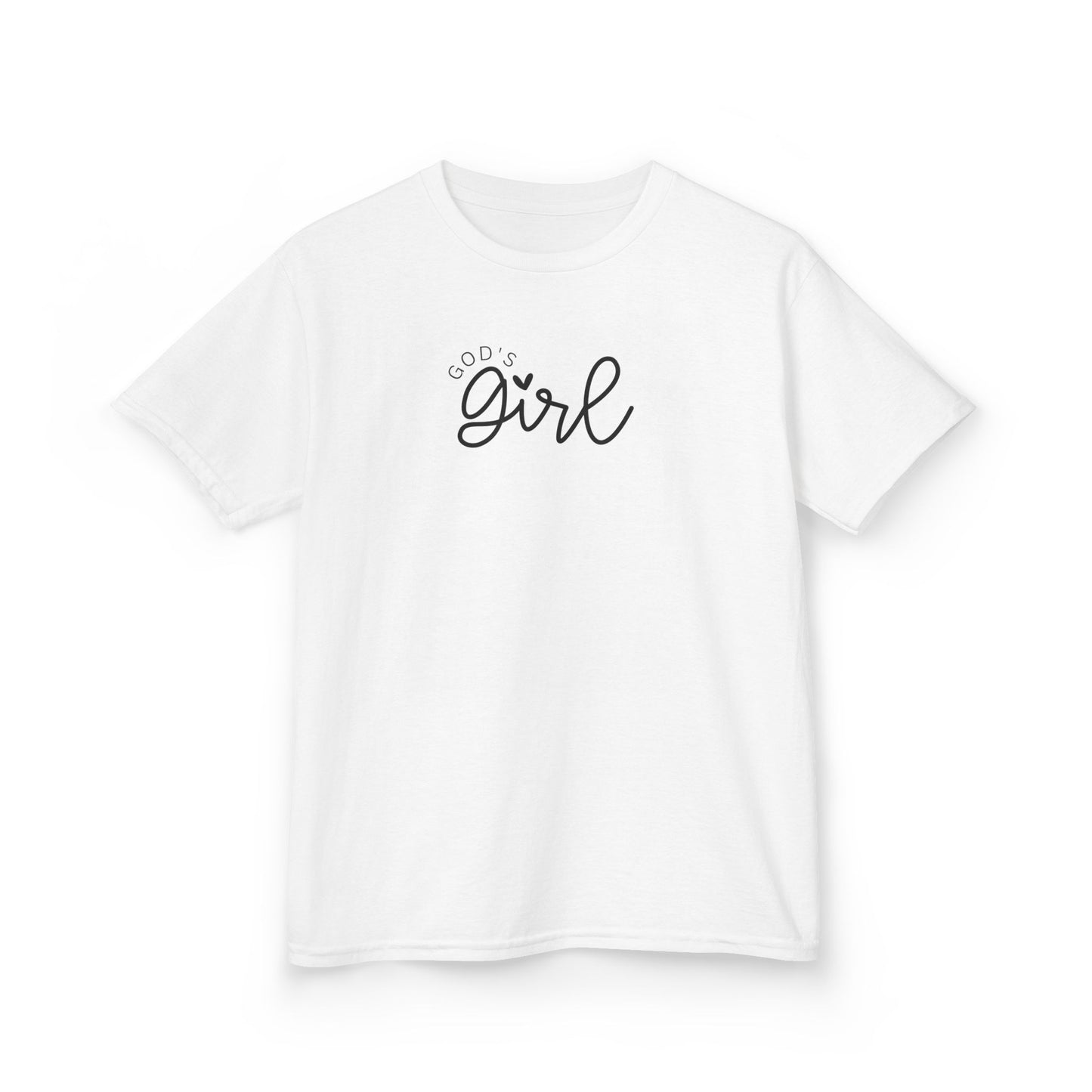 God's Girl Kids Heavy Cotton Tee - Cute and Comfortable T-Shirt for Faith-Inspired Girls