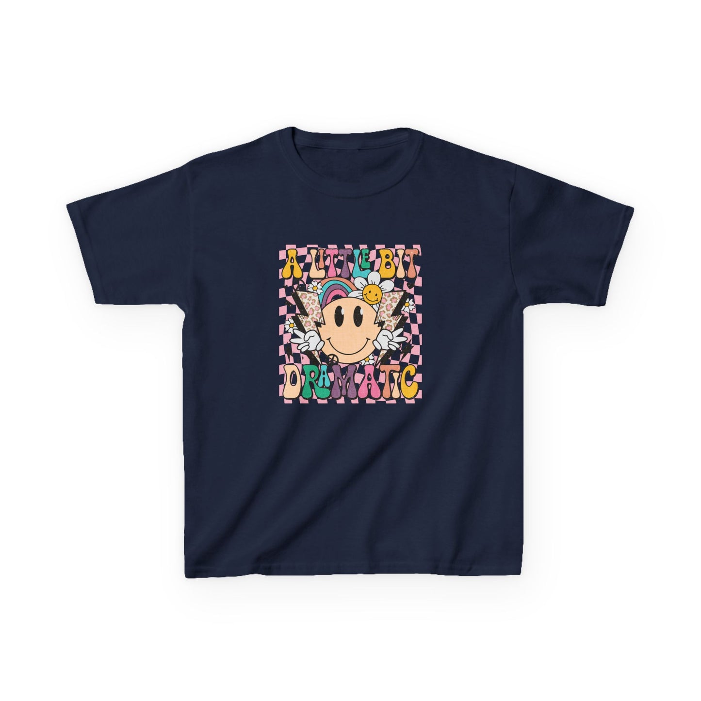 Kids 'A Little Bit Dramatic' Tee - Fun Cotton T-Shirt for Playful Kids