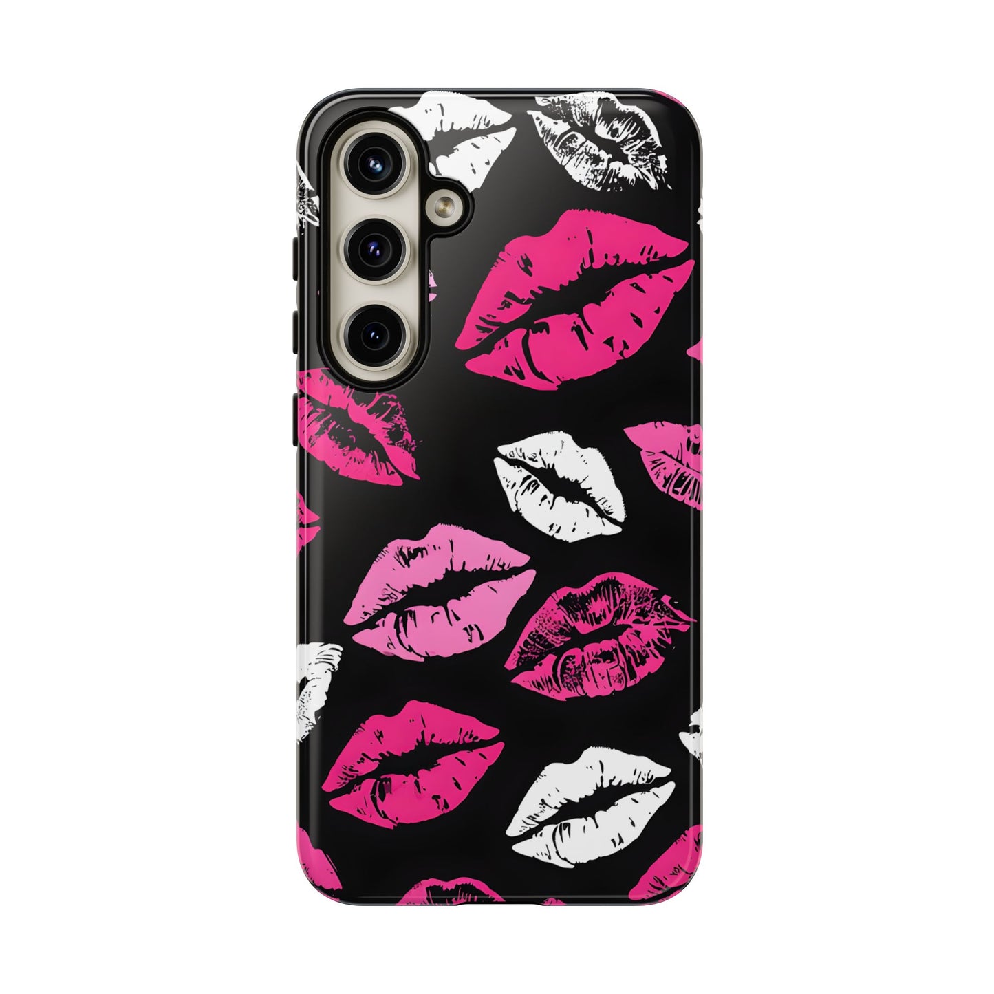Lips Print iPhone Case - Stylish Tough Phone Cover