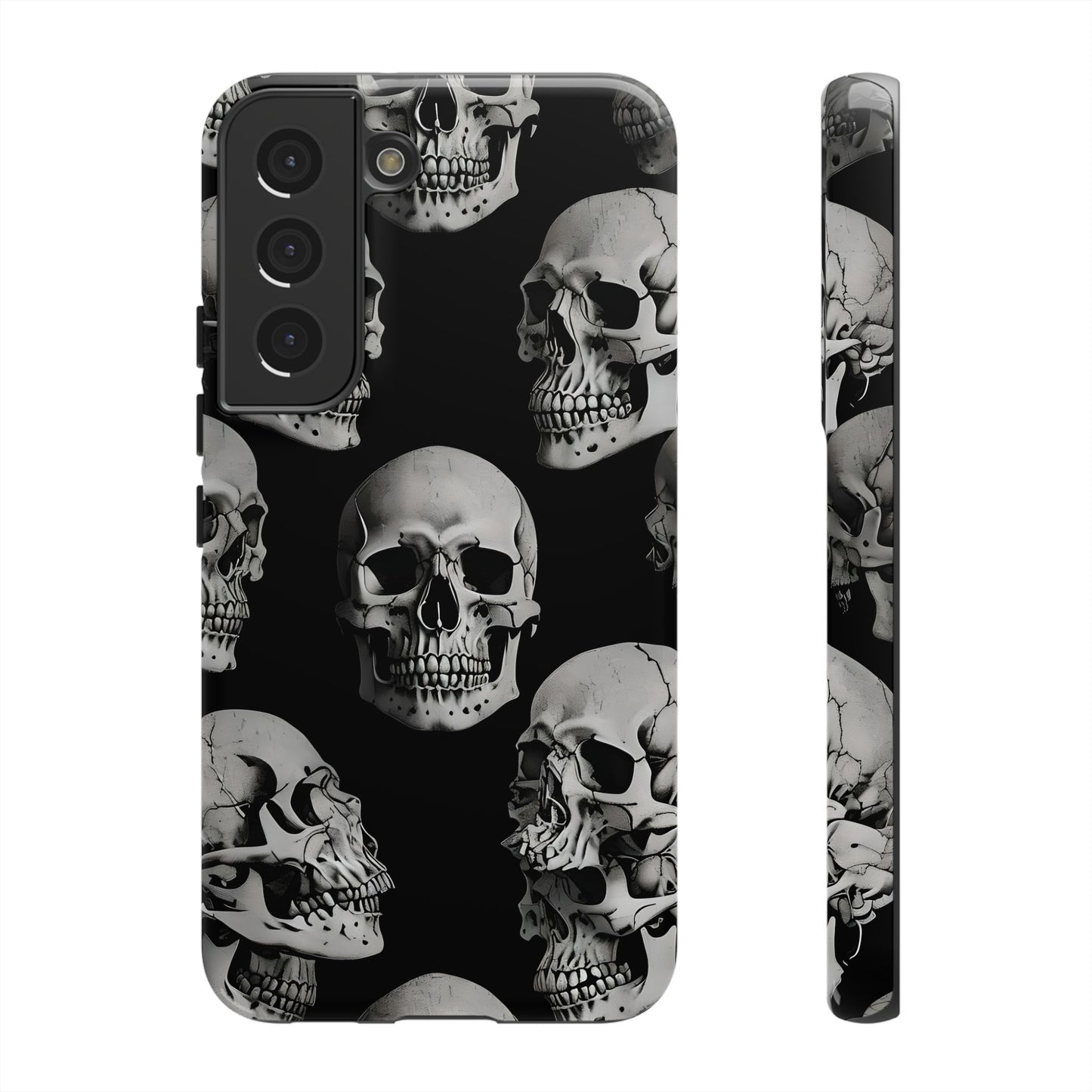 Skull Print Phone Case - Tough Cases for Bold Style
